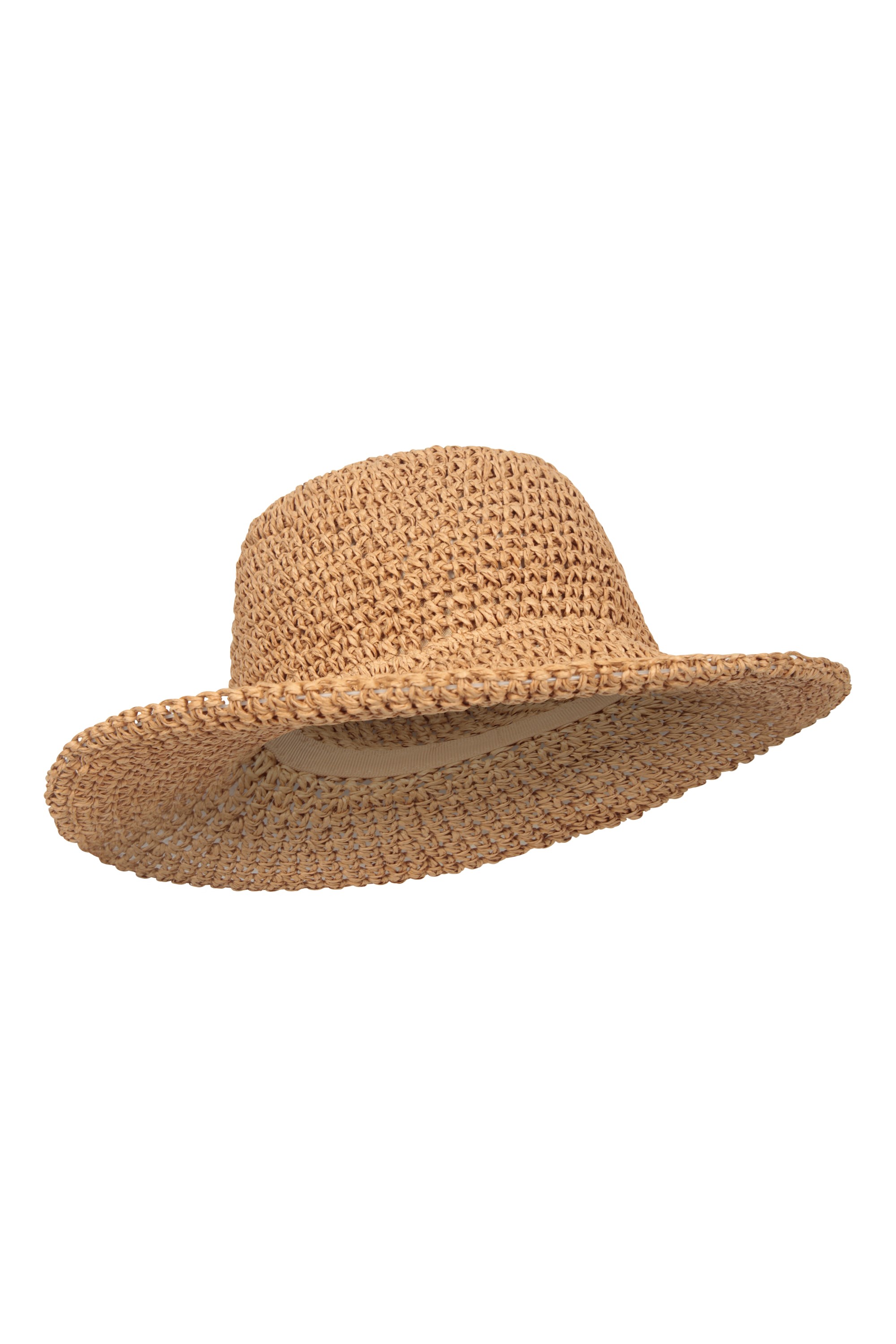 Packable Womens Straw Bucket Hat