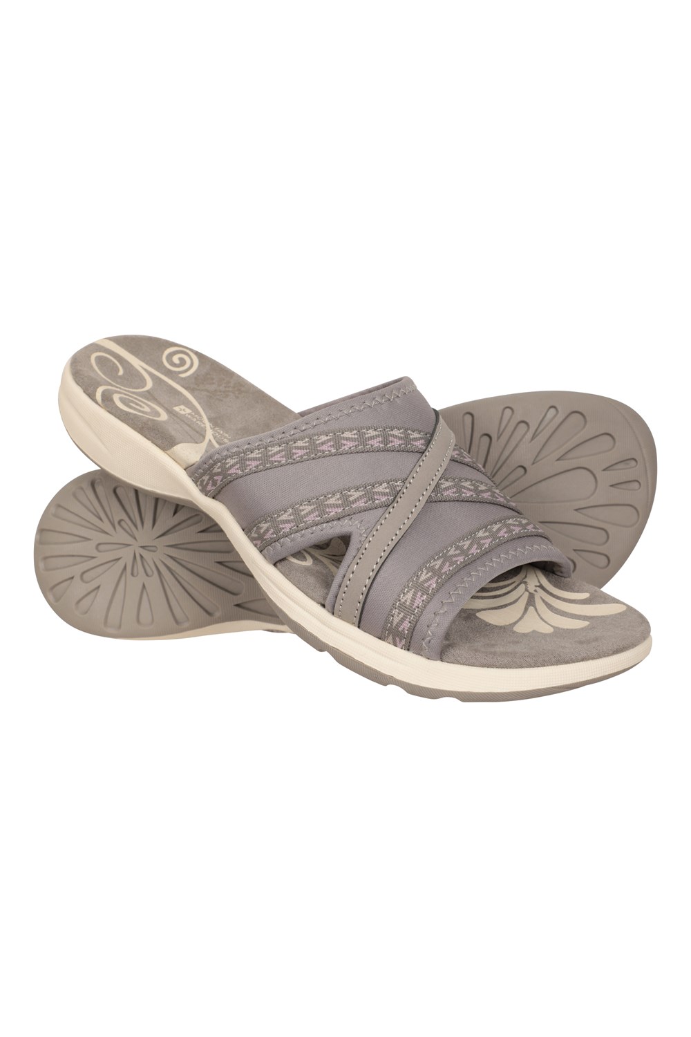 Mountain Warehouse Crest Women's Slip on Comfort Slider Everyday Summer Shoes - Picture 10 of 54