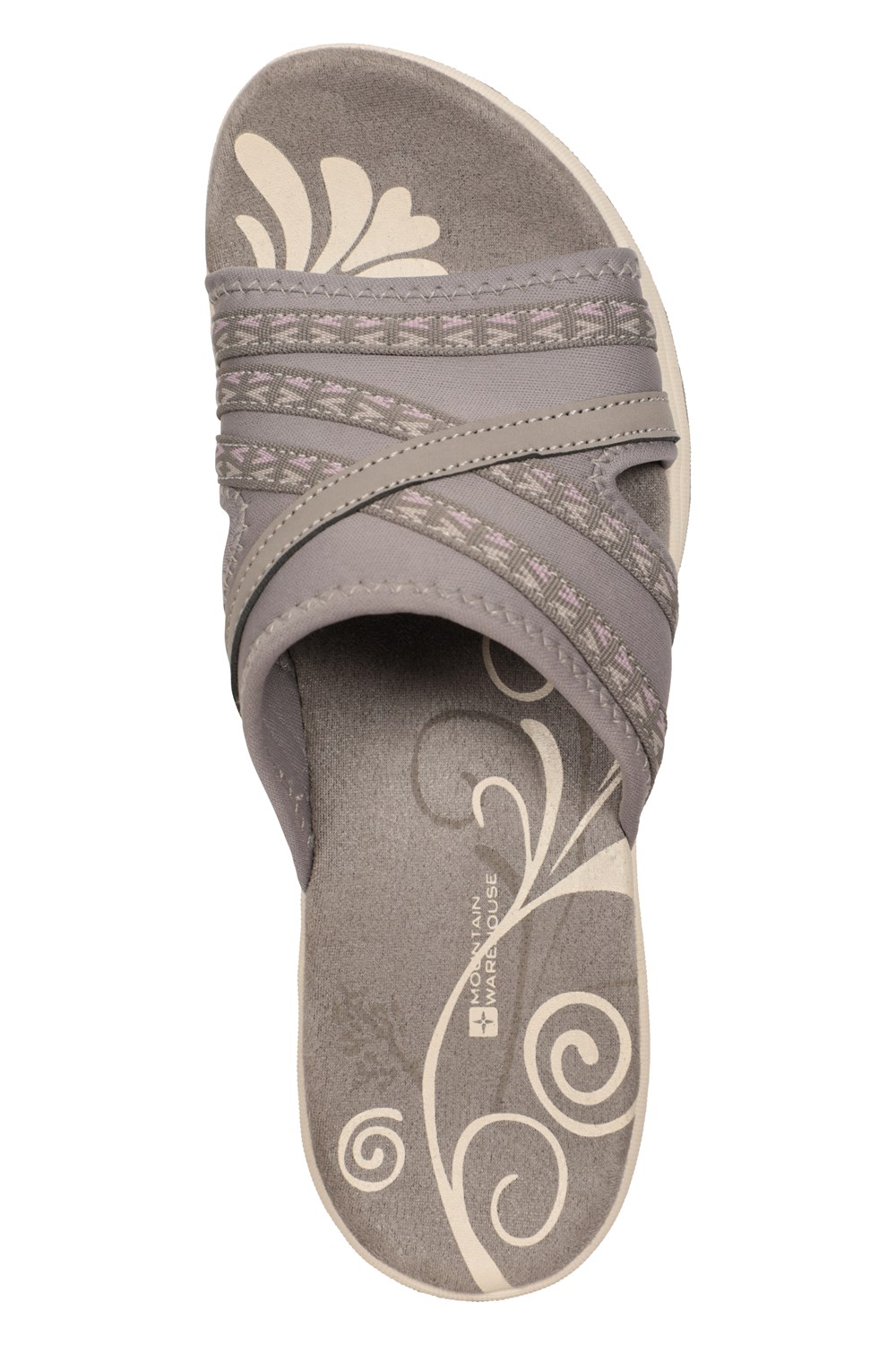 Mountain Warehouse Crest Women's Slip on Comfort Slider Everyday Summer Shoes - Picture 15 of 54