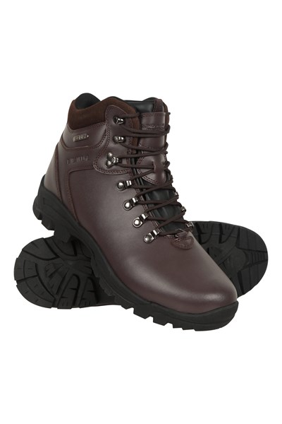 Latitude II Extreme Mens Waterproof Leather Walking Boots - Brown