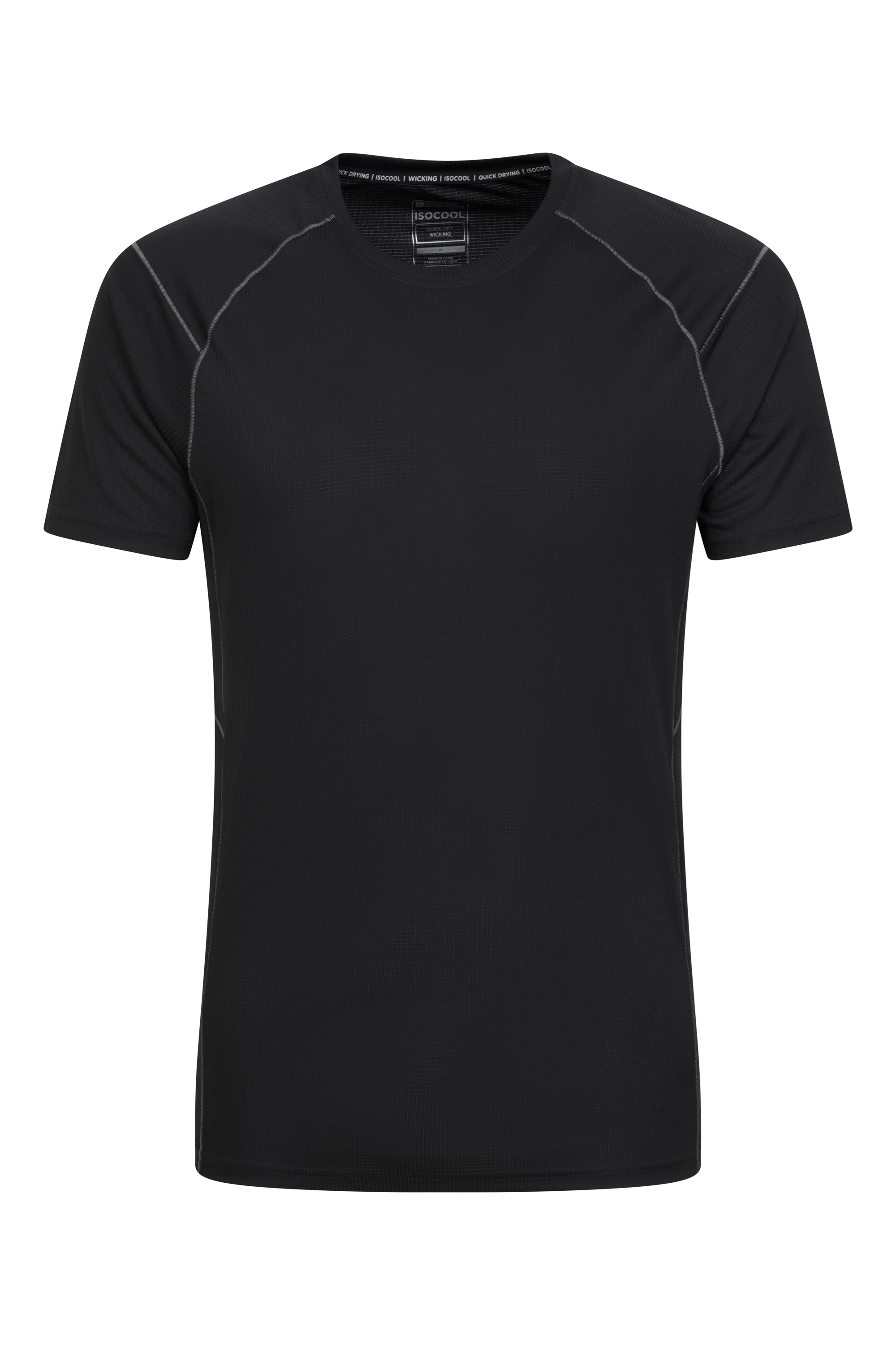 Approach Mens Lightweight Hiking T-Shirt - Black