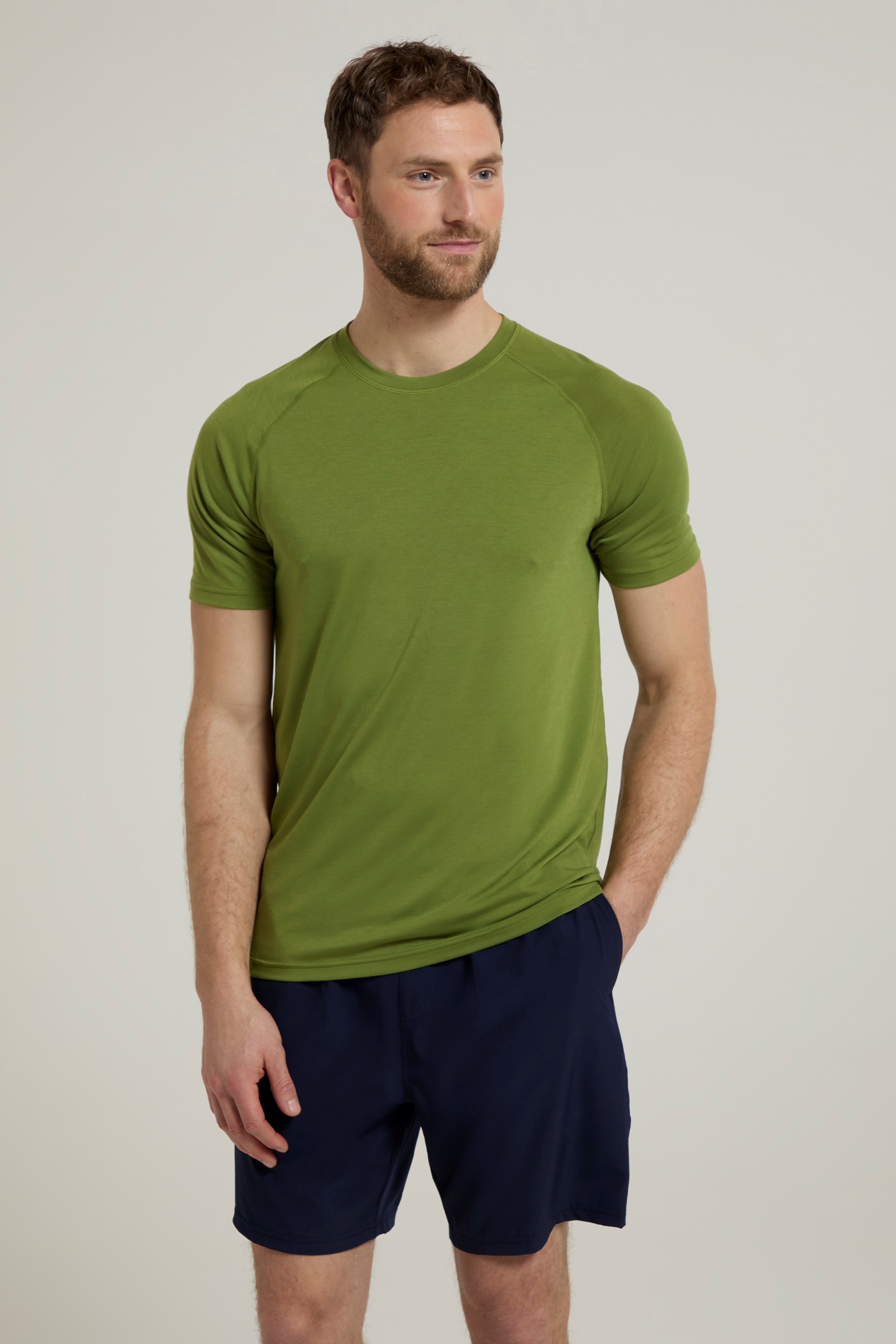 Mens Quick Dry Active T-Shirt - Green
