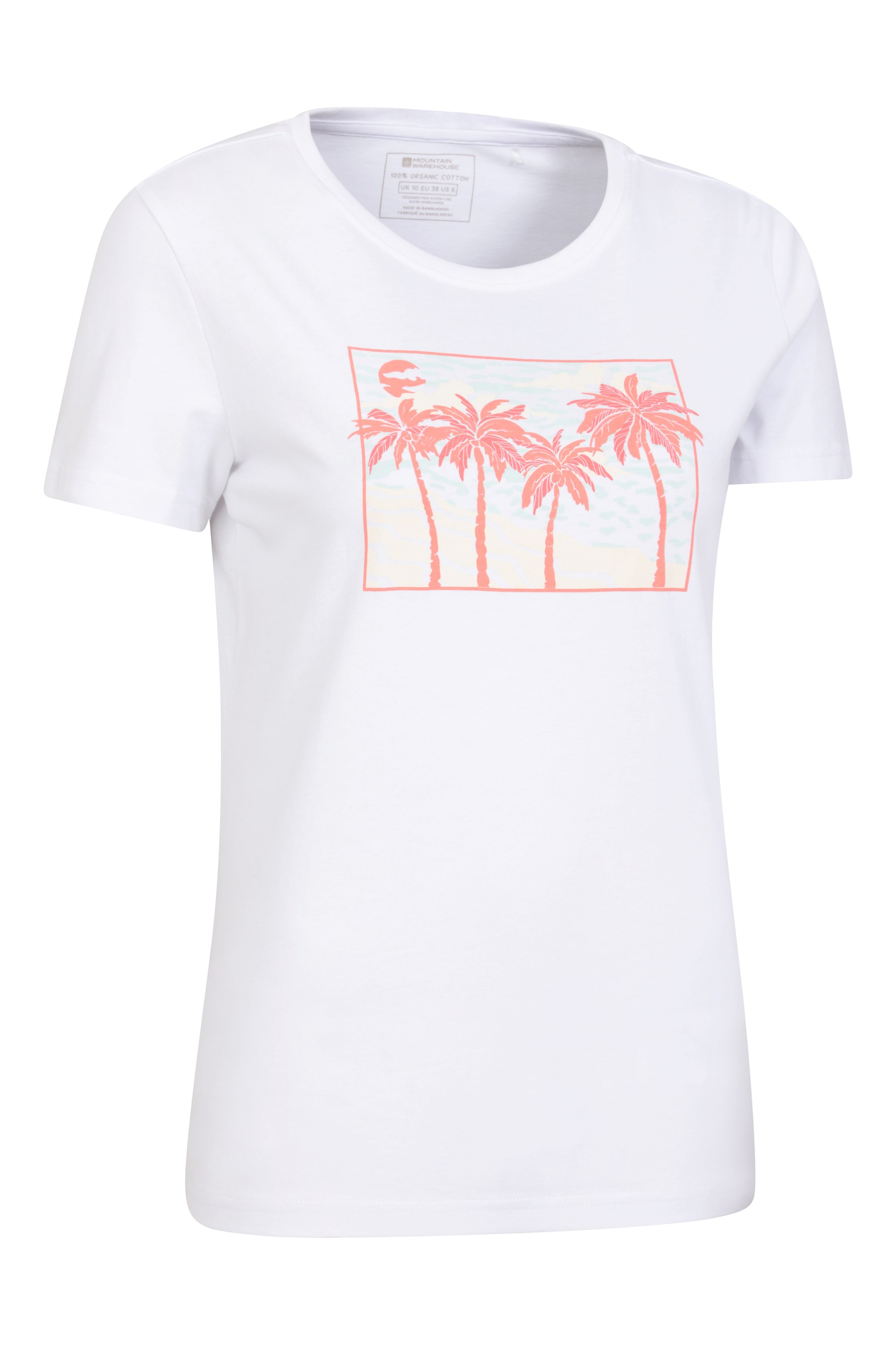 Postcard Palm Womens T-Shirt