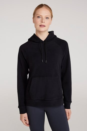 Strath Womens Super Soft Hoodie Black
