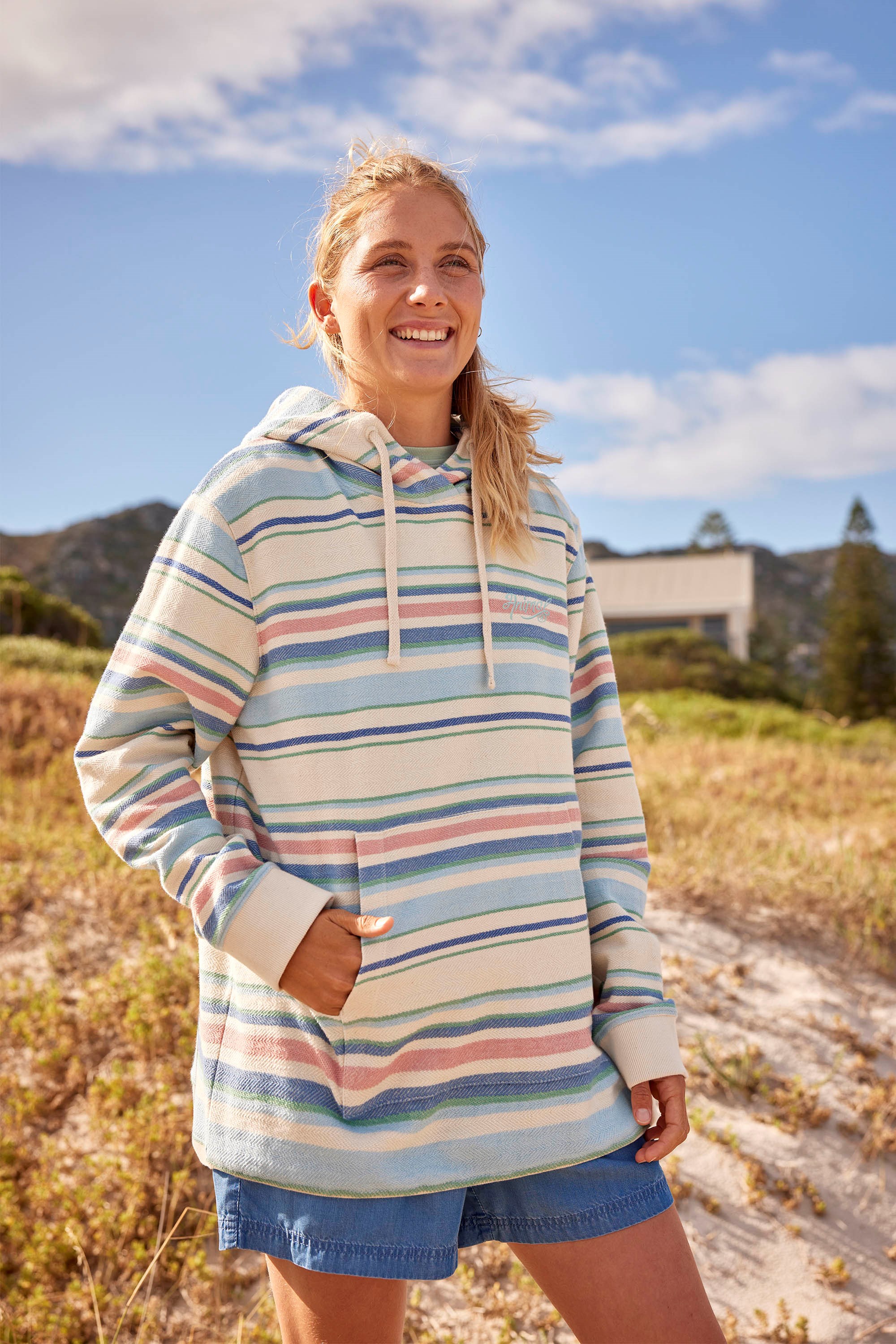 Lila Womens Beach Hoodie