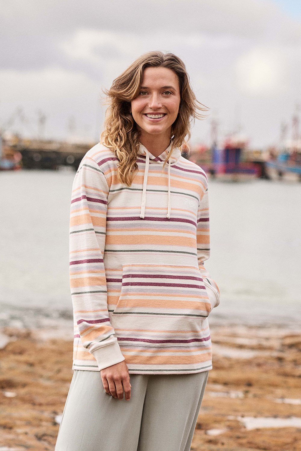 Animal Lila Women's Cotton Beach Hoodie Long Sleeve Ladies Sweatshirt