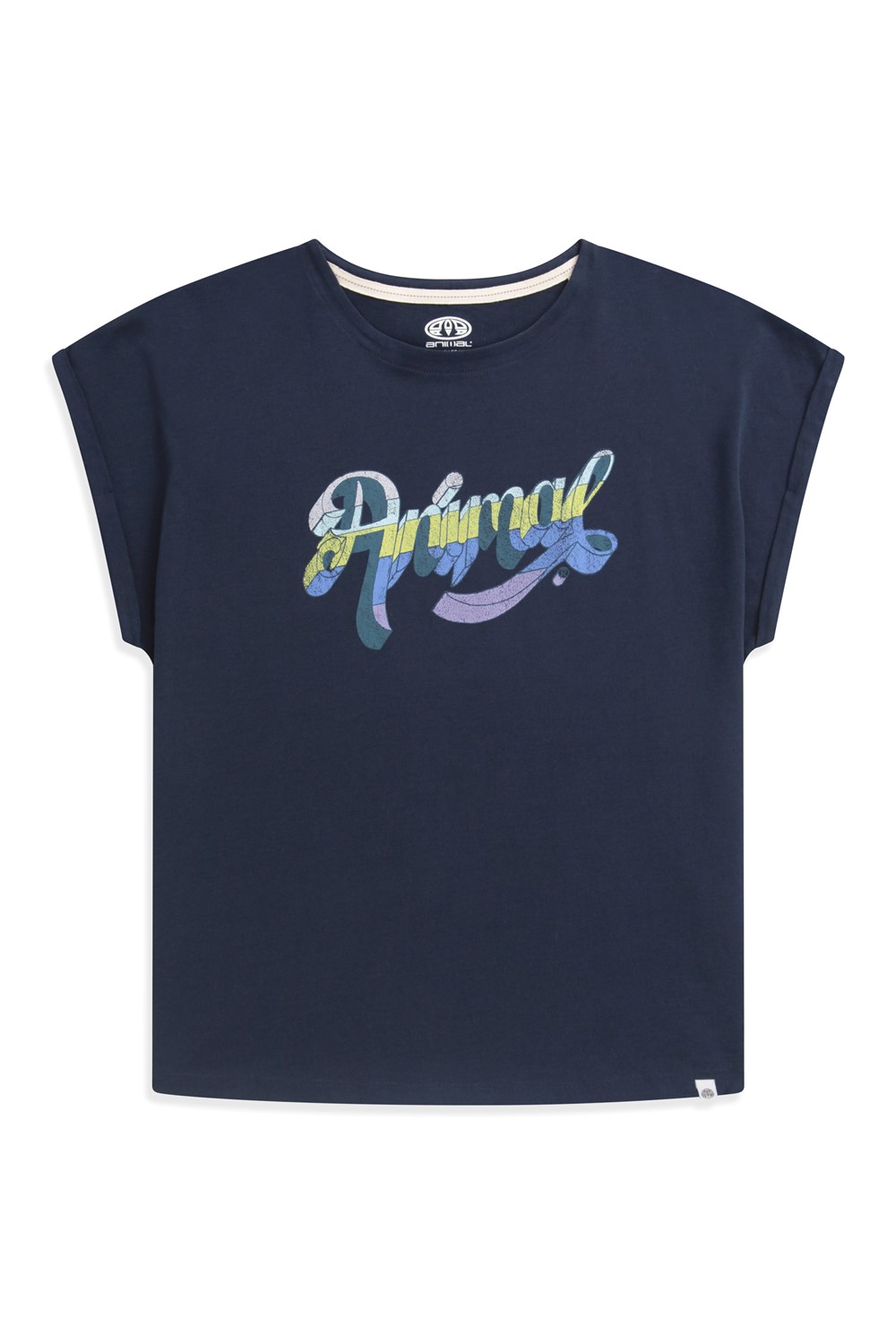 Animal Women's Holly Cotton Script T-Shirt Lightweight Summer Tee Top - Picture 21 of 44