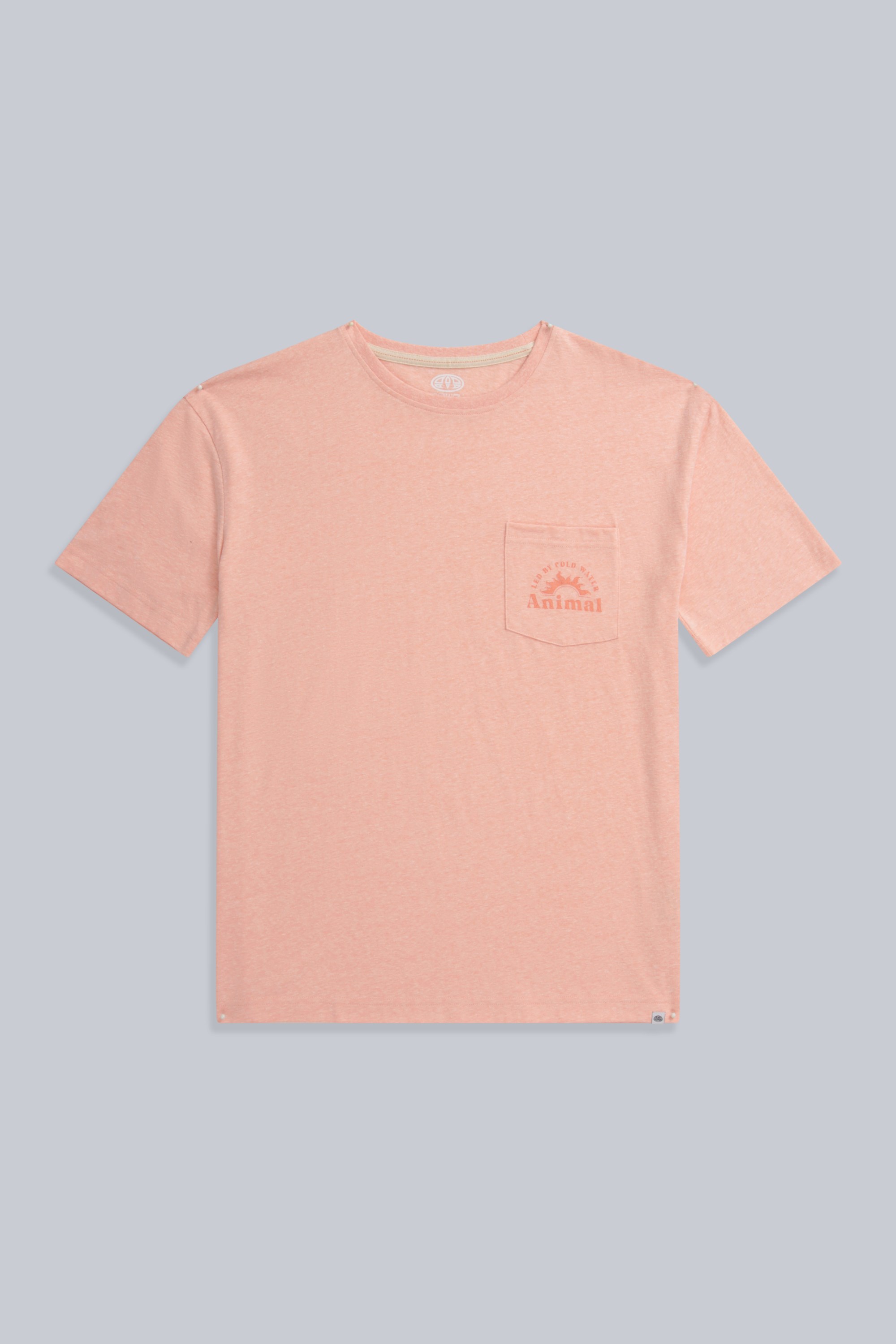 Elena Womens Organic Pocket T-Shirt - Pink