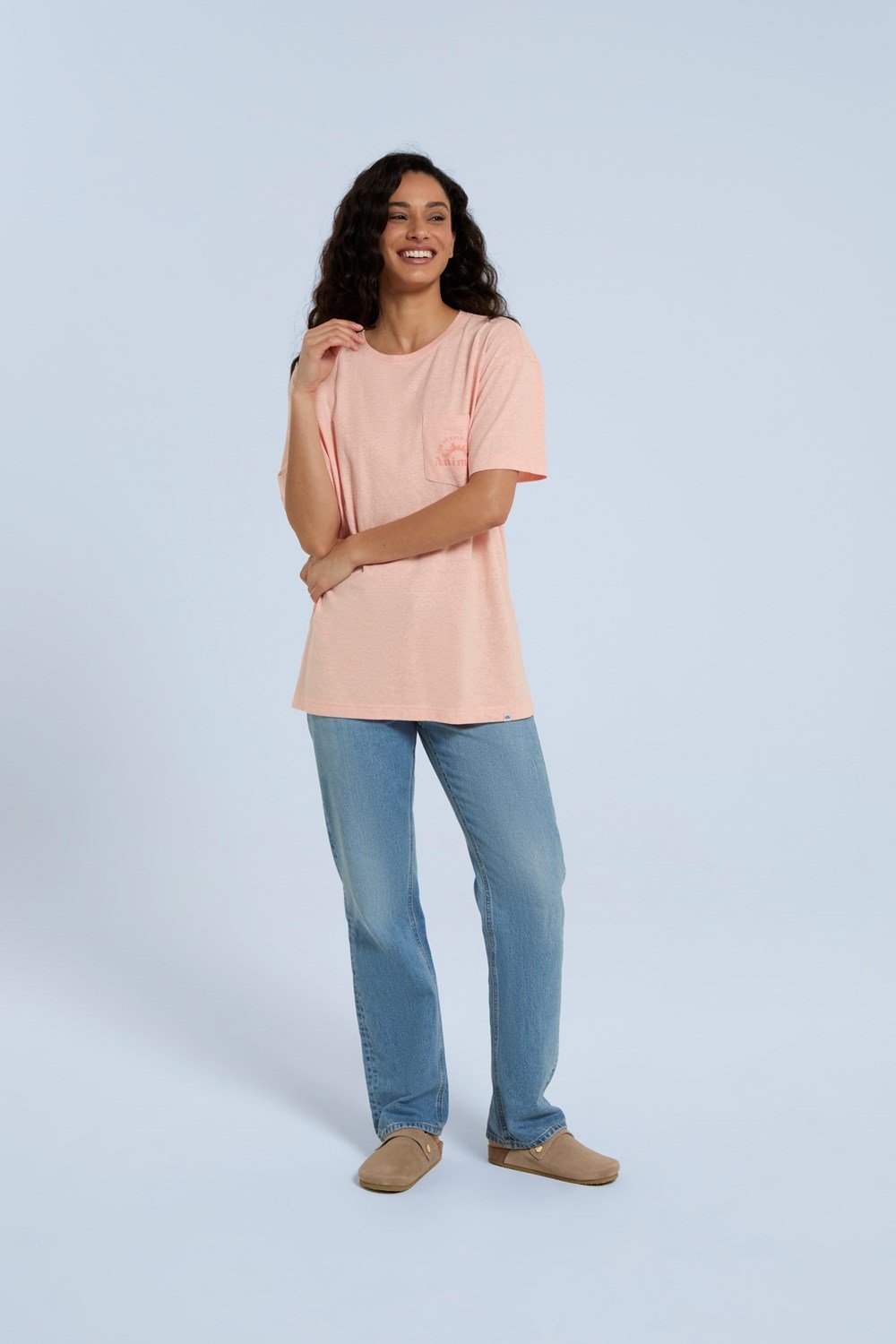 Animal Women's Elena Cotton Pocket T-Shirt Casual Relaxed Fit Summer Top - Picture 16 of 36