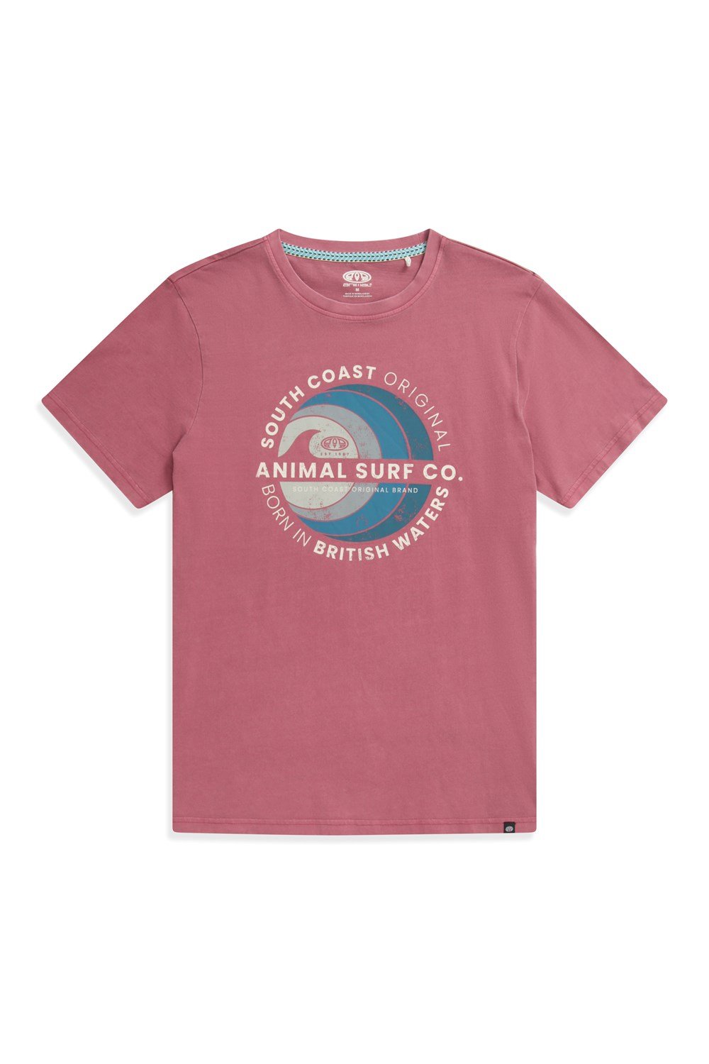 Animal Men's Jacob Cotton Front Graphic Tee Lightweight Casual T-Shirt - Picture 23 of 30