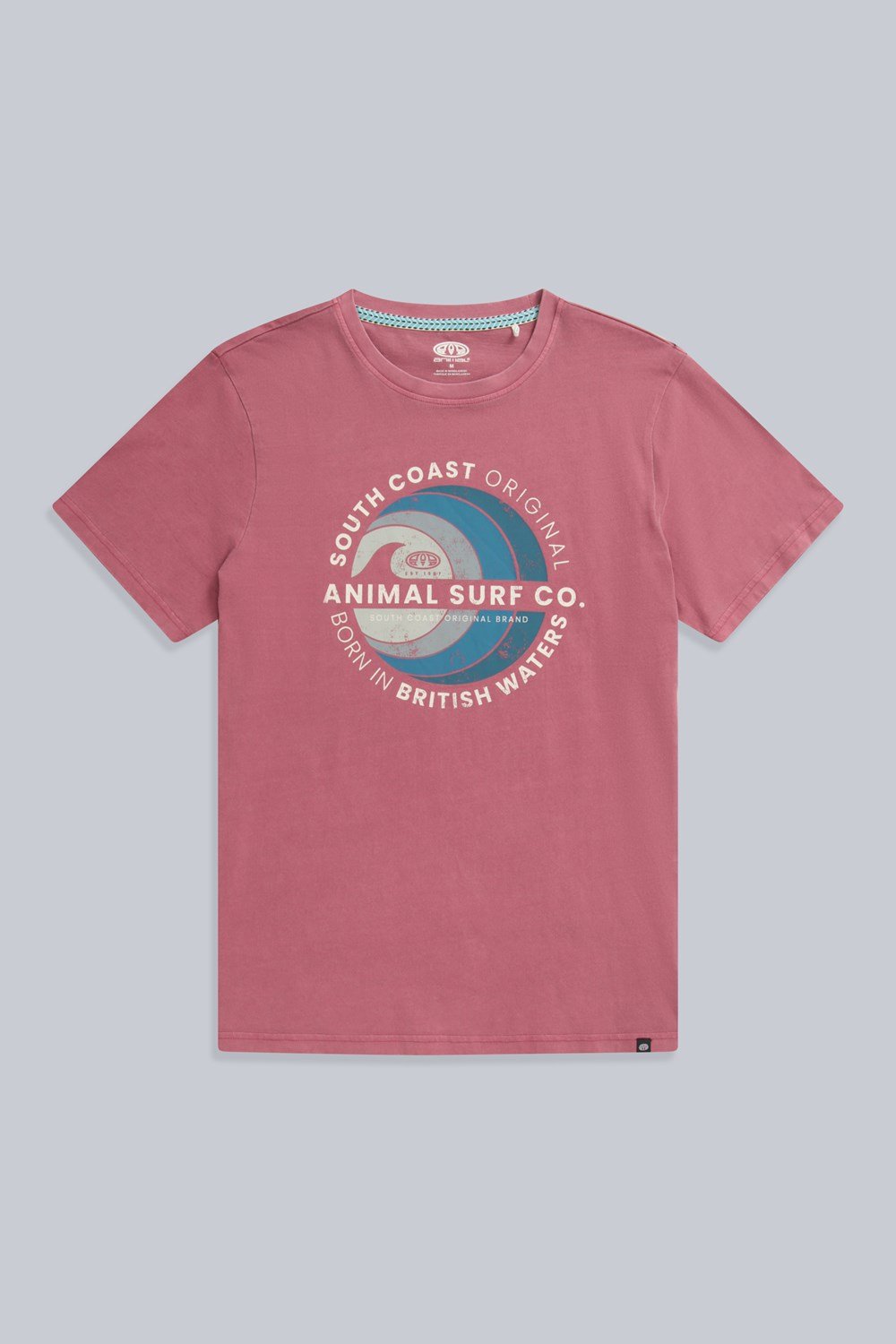 Animal Men's Jacob Cotton Front Graphic Tee Lightweight Casual T-Shirt - Picture 19 of 30