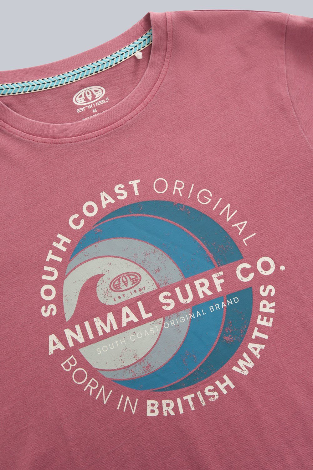 Animal Men's Jacob Cotton Front Graphic Tee Lightweight Casual T-Shirt - Picture 21 of 30