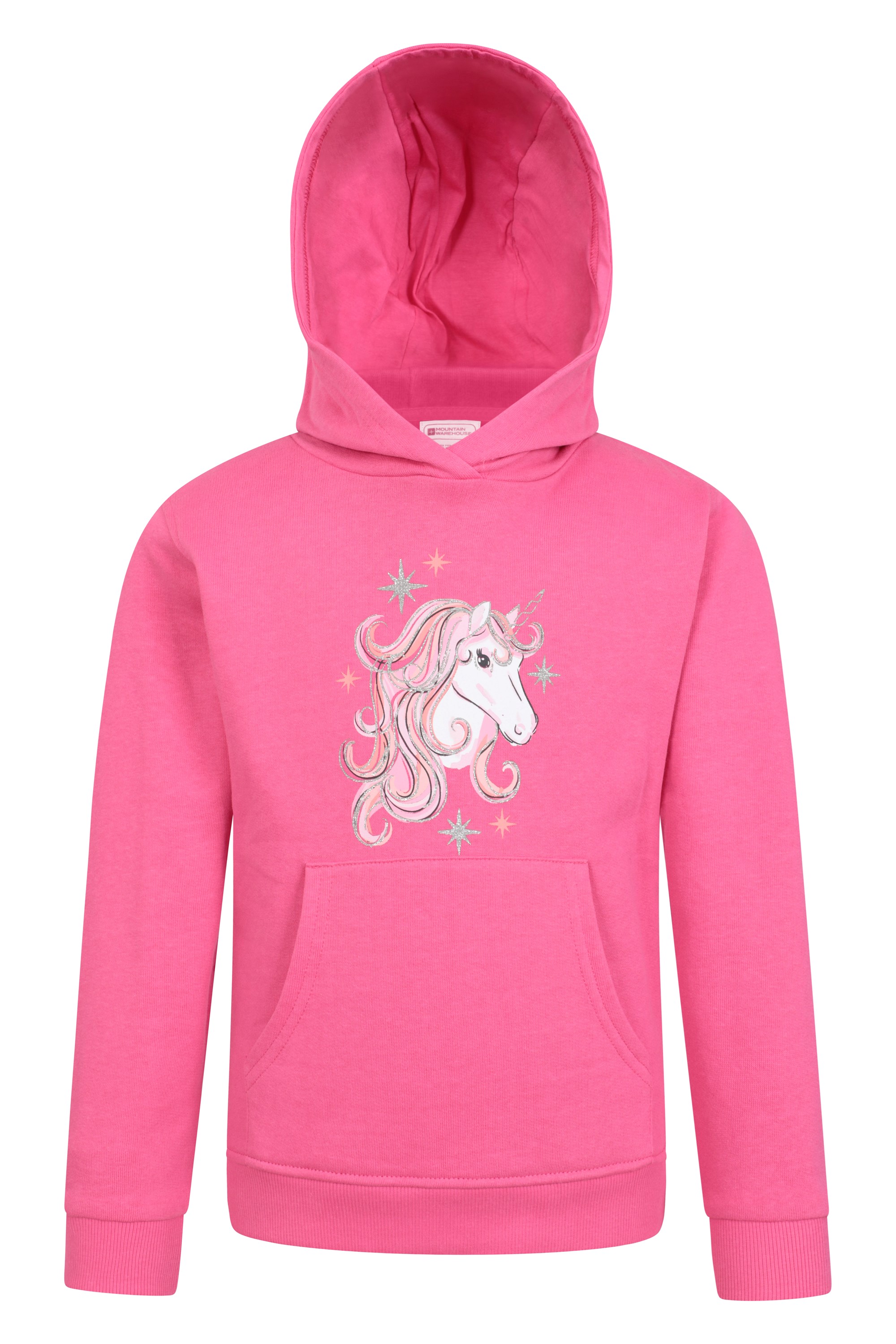 Unicorn Kids Sparkly Hoodie Mountain Warehouse GB
