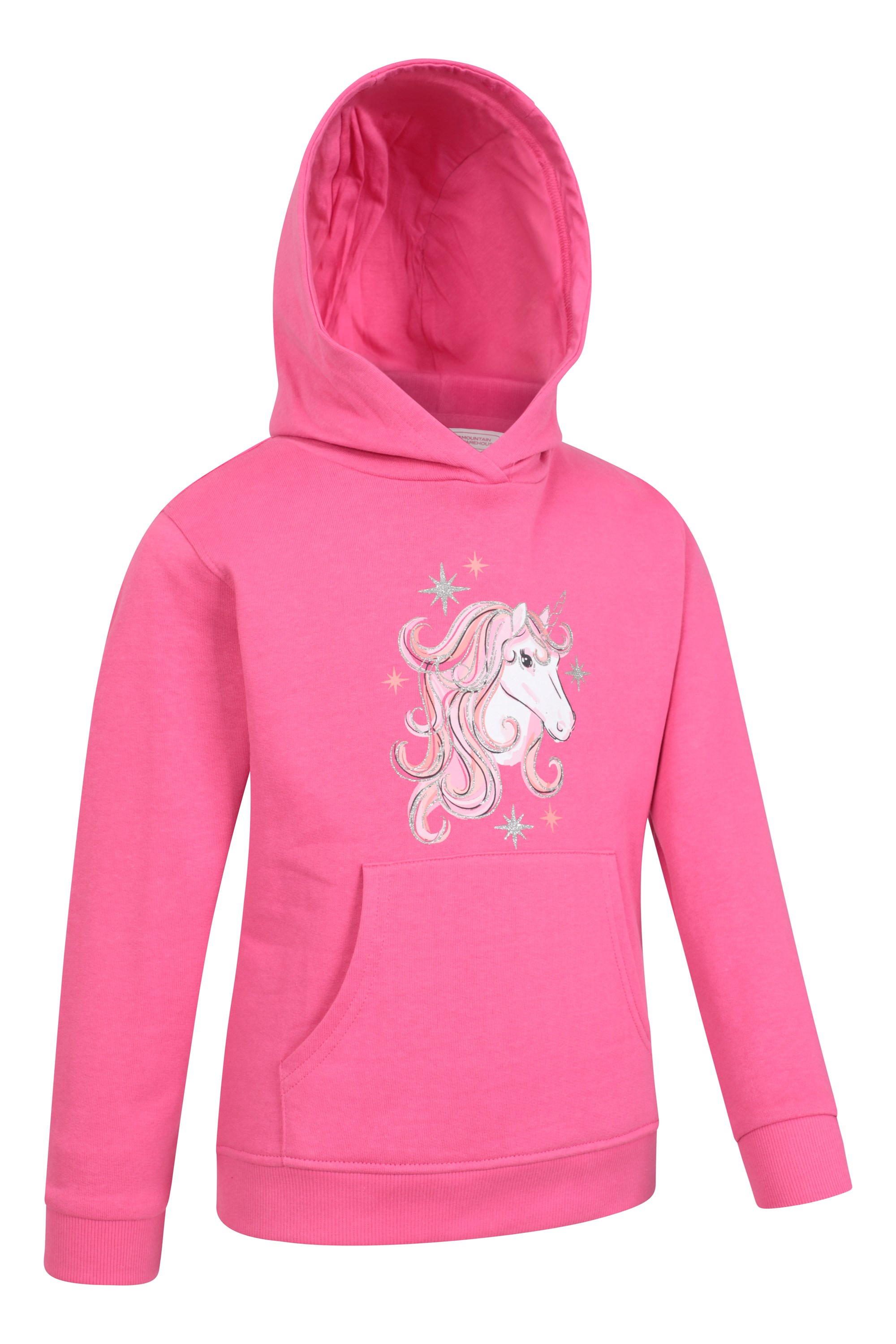 Unicorn Kids Sparkly Hoodie Mountain Warehouse GB