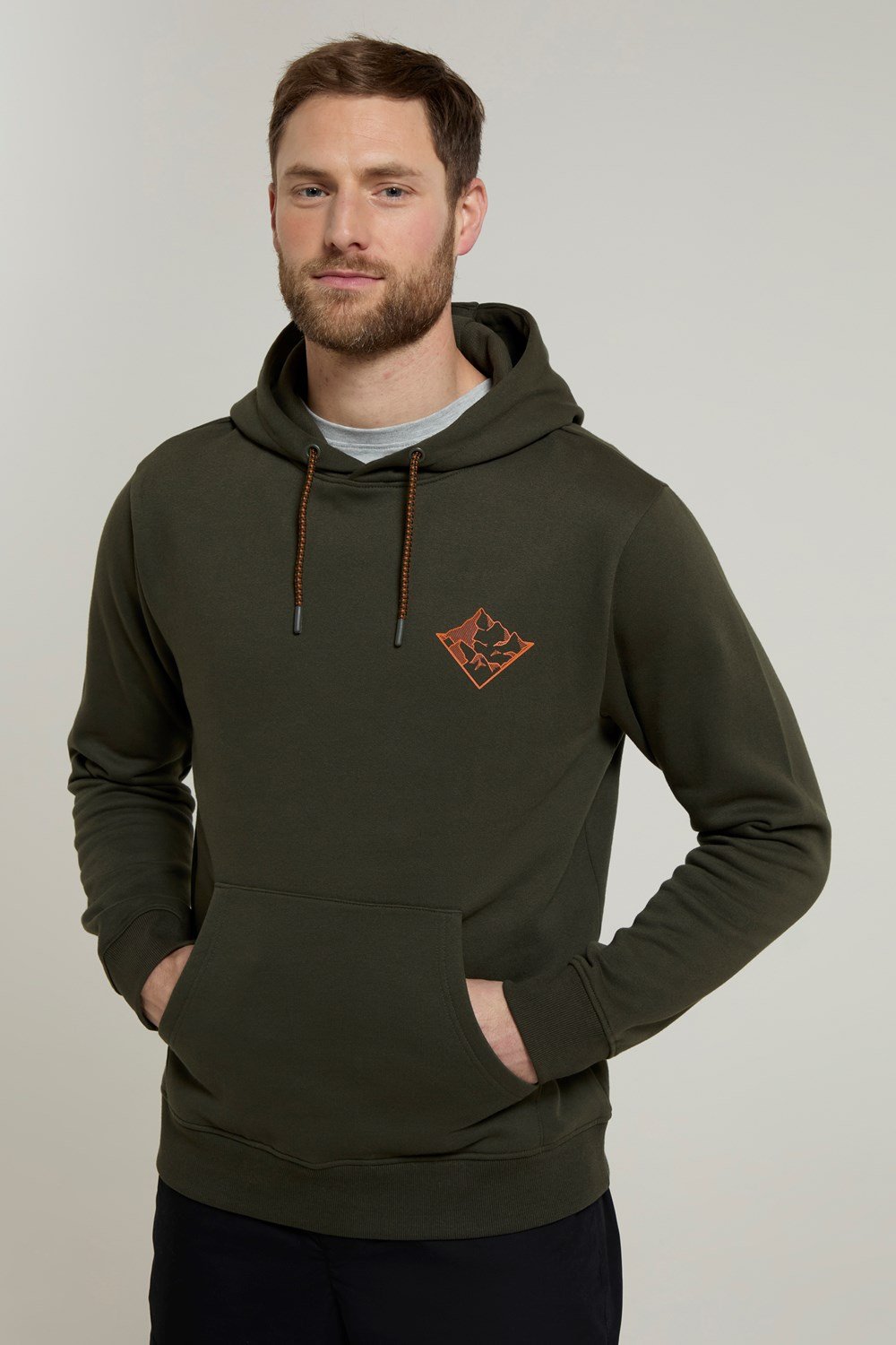 Mountain Warehouse Men's 3 Peaks Mountain Hoodie Casual Everyday Wear Sweater - Picture 23 of 44