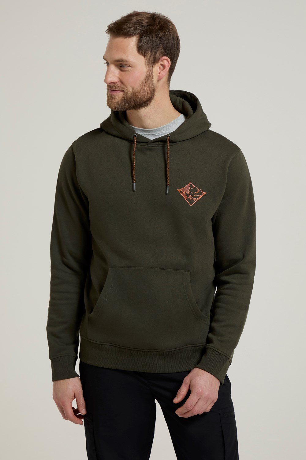 Mountain Warehouse Men's 3 Peaks Mountain Hoodie Casual Everyday Wear Sweater - Picture 24 of 44