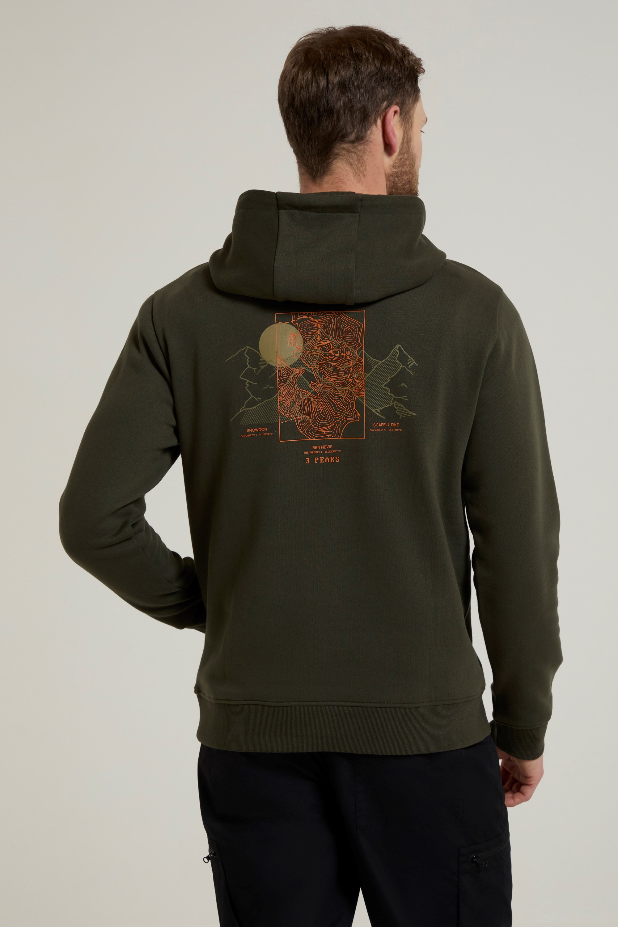 3 Peaks Mountain Mens Hoodie Mountain Warehouse GB