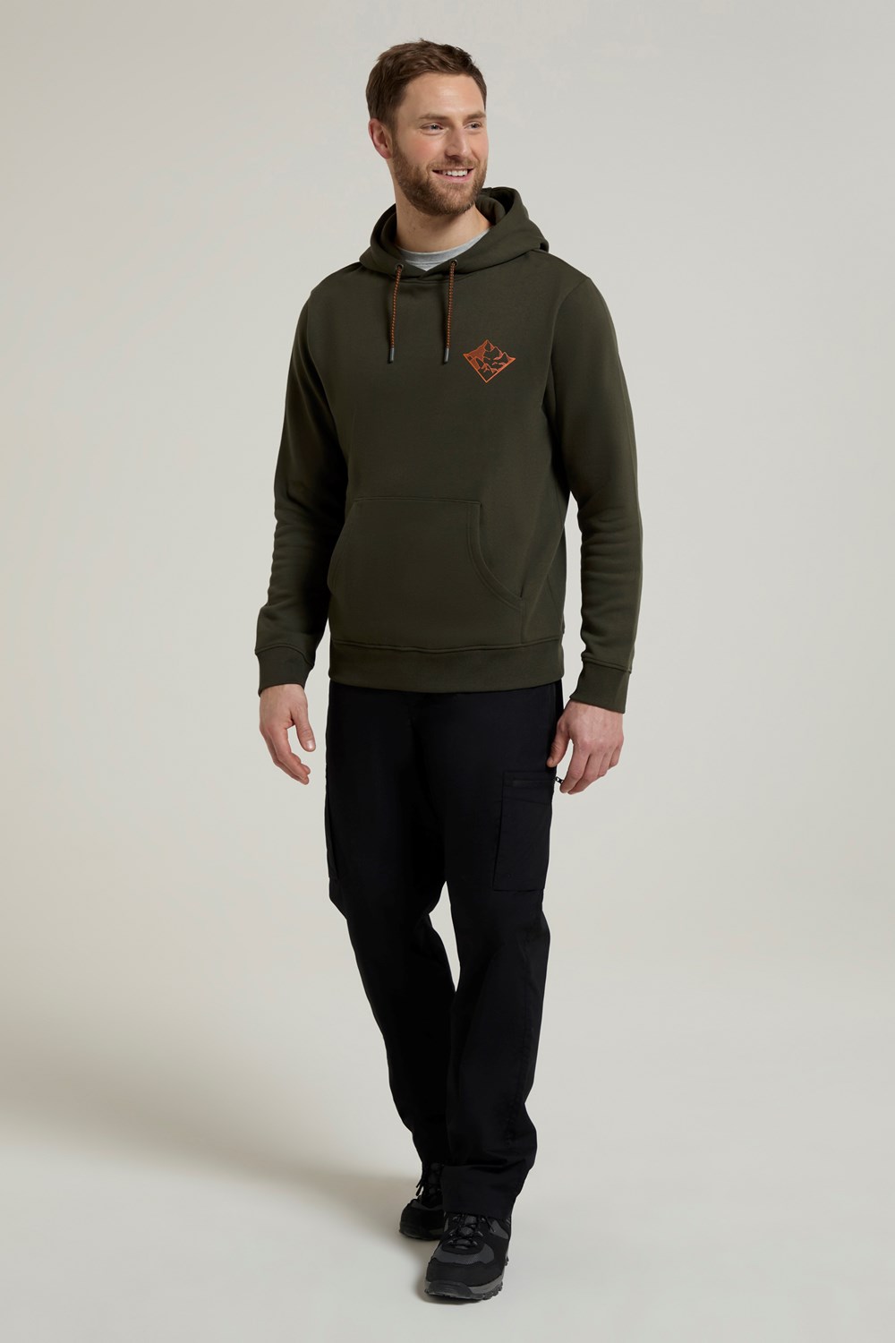 Mountain Warehouse Men's 3 Peaks Mountain Hoodie Casual Everyday Wear Sweater - Picture 26 of 44