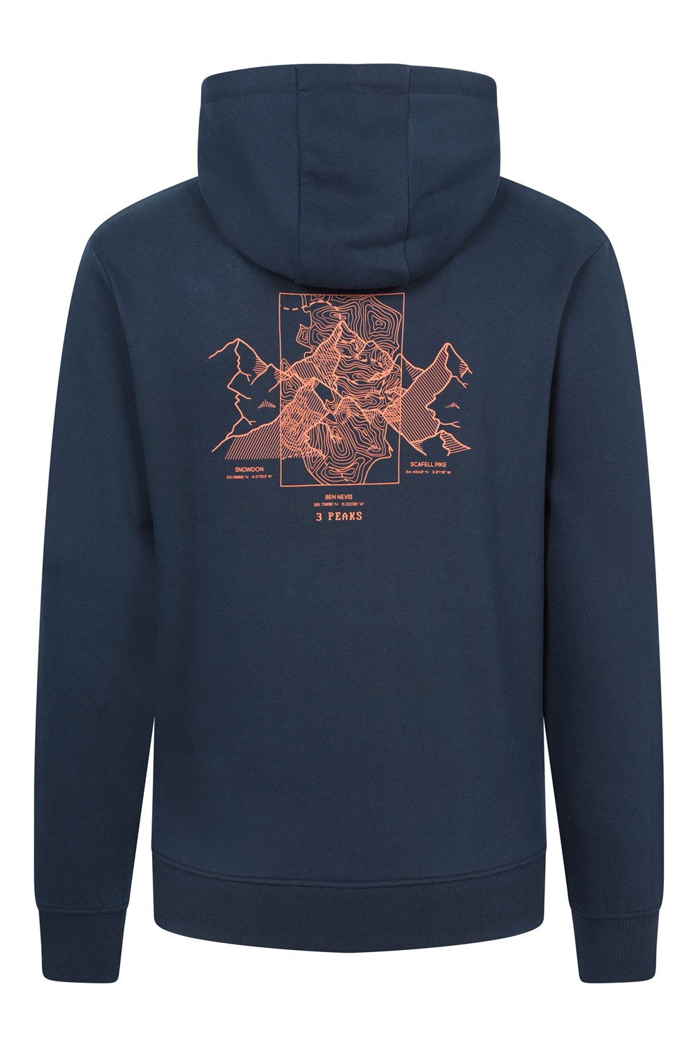 Mountain Warehouse Men's 3 Peaks Mountain Hoodie Casual Everyday Wear Sweater - Picture 40 of 44