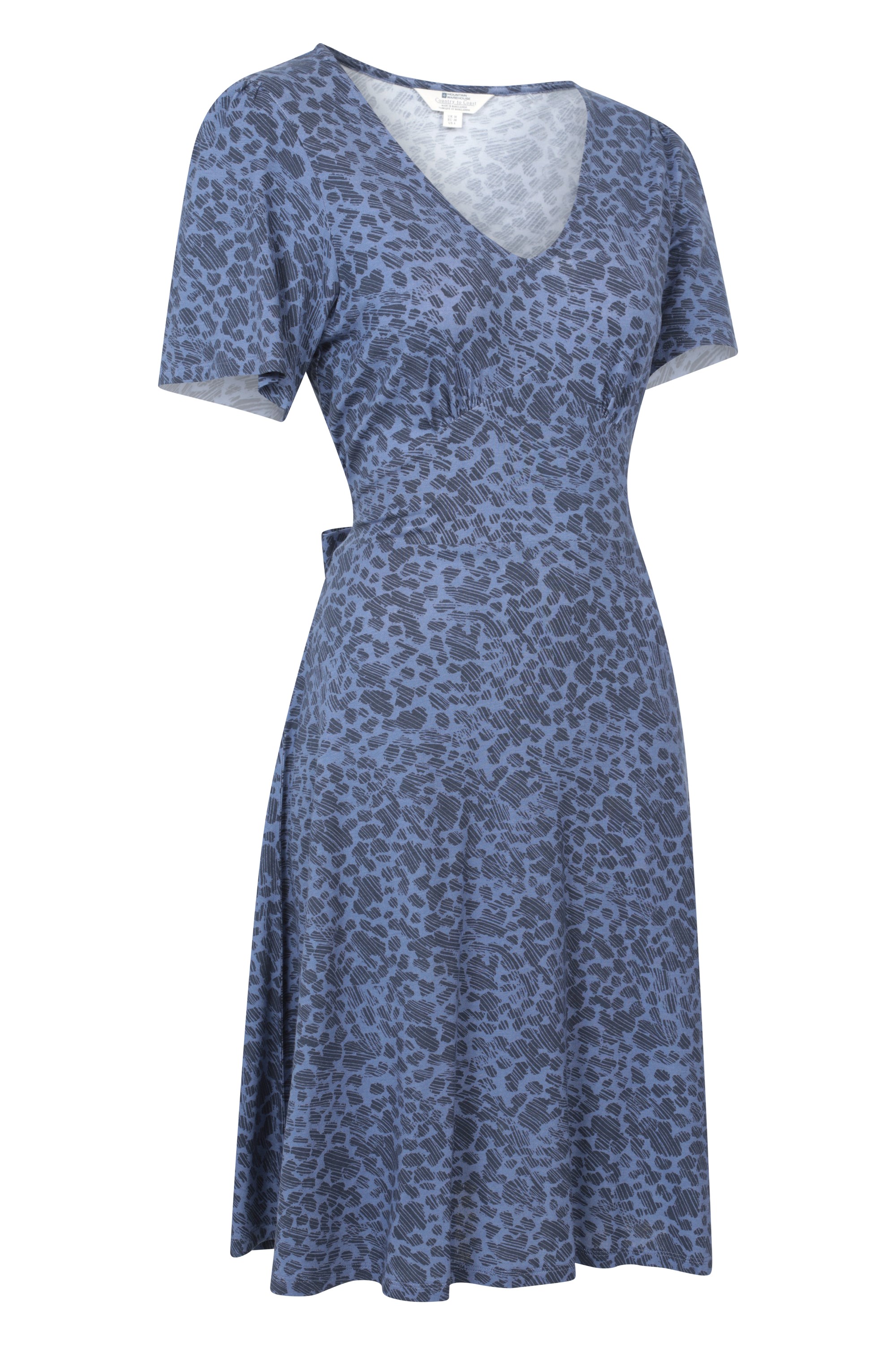 Como Printed Womens Tea Dress