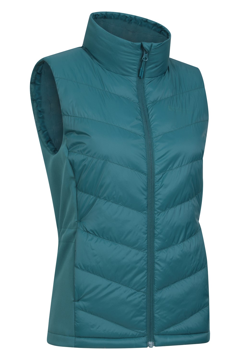 Mountain Warehouse Women's Turbine Hybrid Padded Gilet Waterproof Outdoor Jacket - Picture 19 of 72
