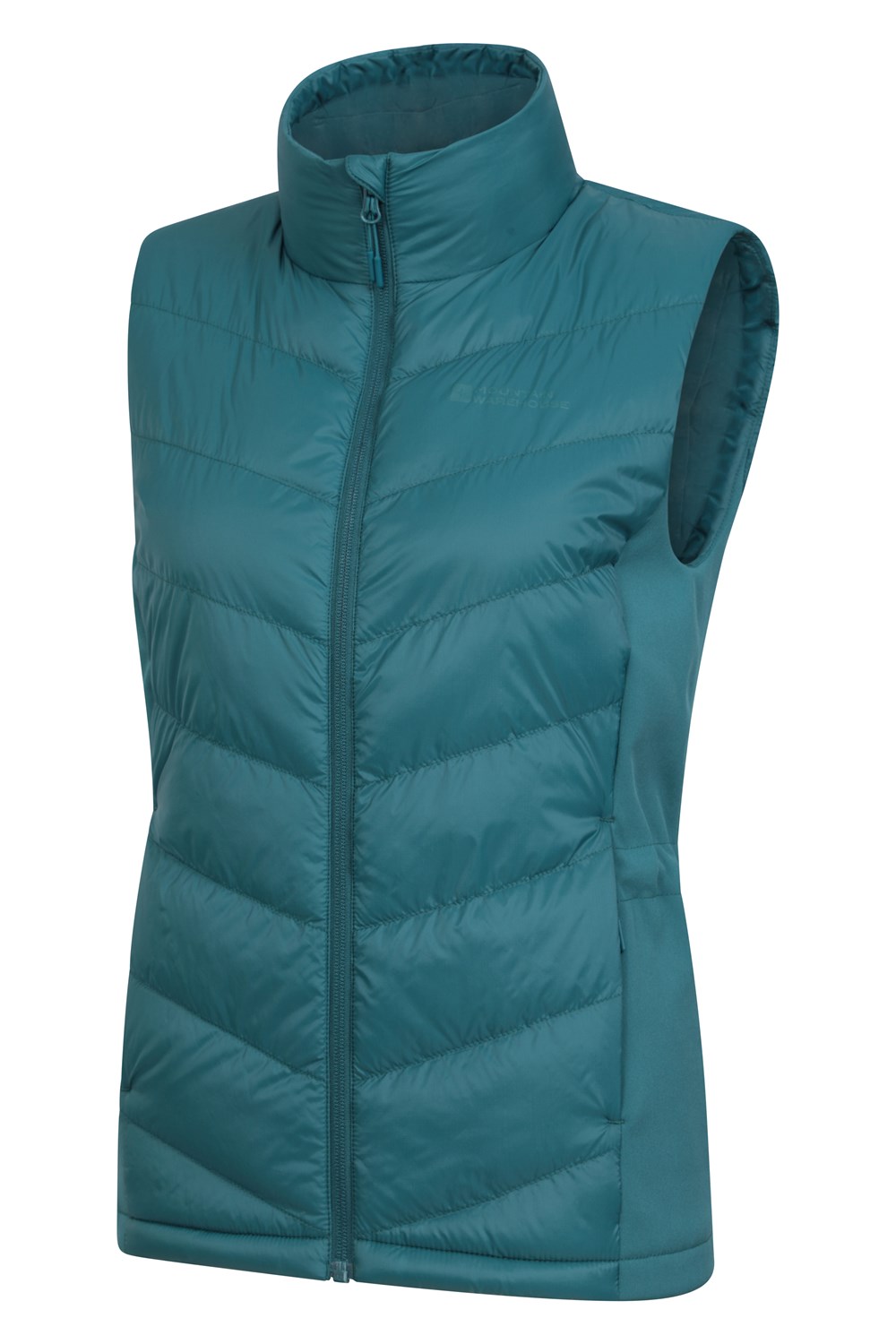 Mountain Warehouse Women's Turbine Hybrid Padded Gilet Waterproof Outdoor Jacket - Picture 20 of 72