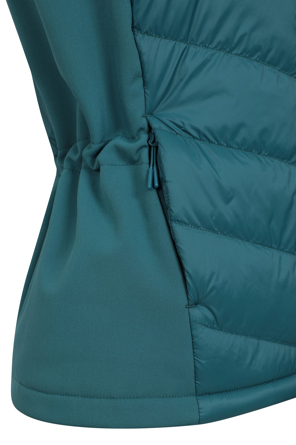 Mountain Warehouse Women's Turbine Hybrid Padded Gilet Waterproof Outdoor Jacket - Picture 24 of 72