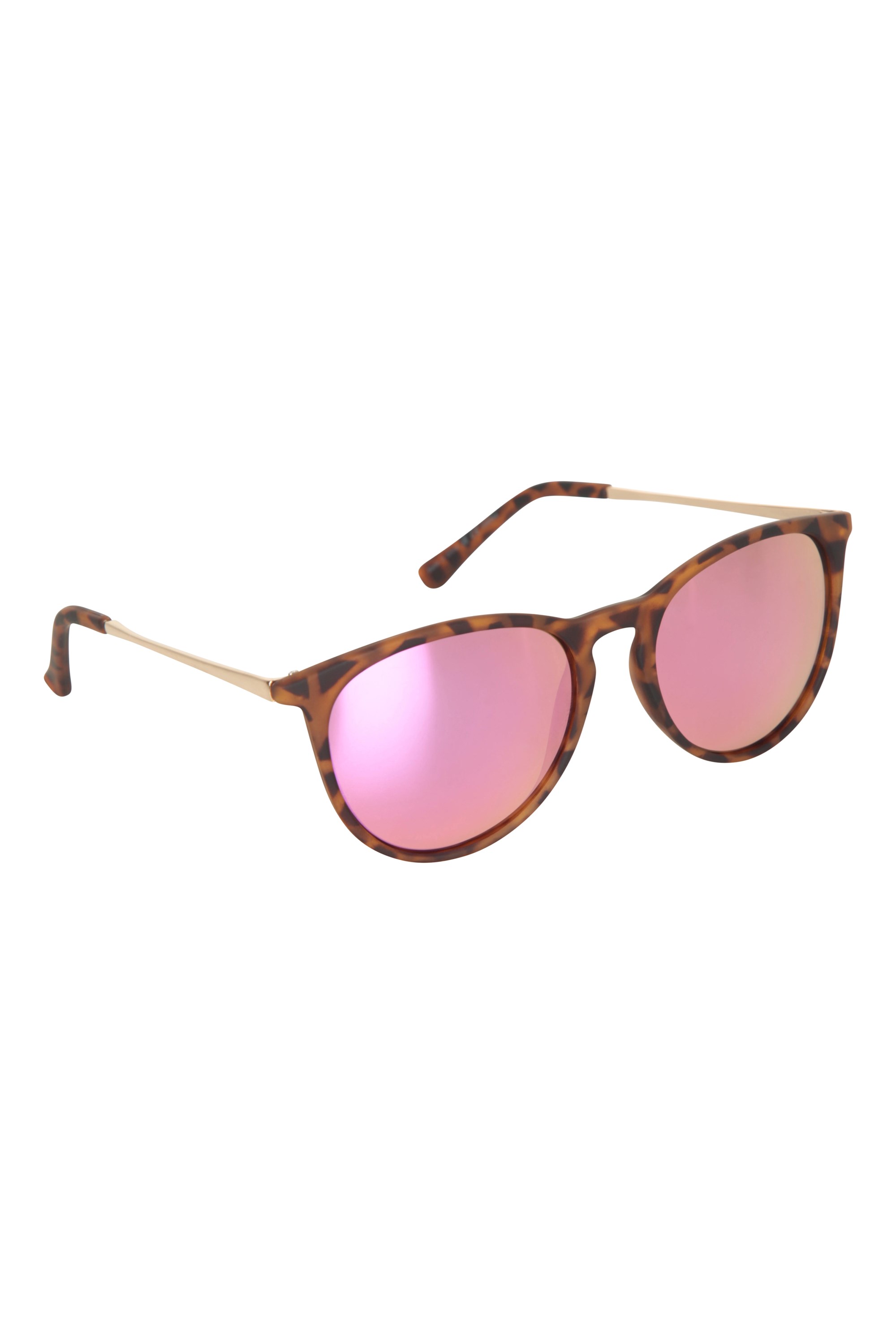 Womens Tortoise Polarized Sunglasses - Pink