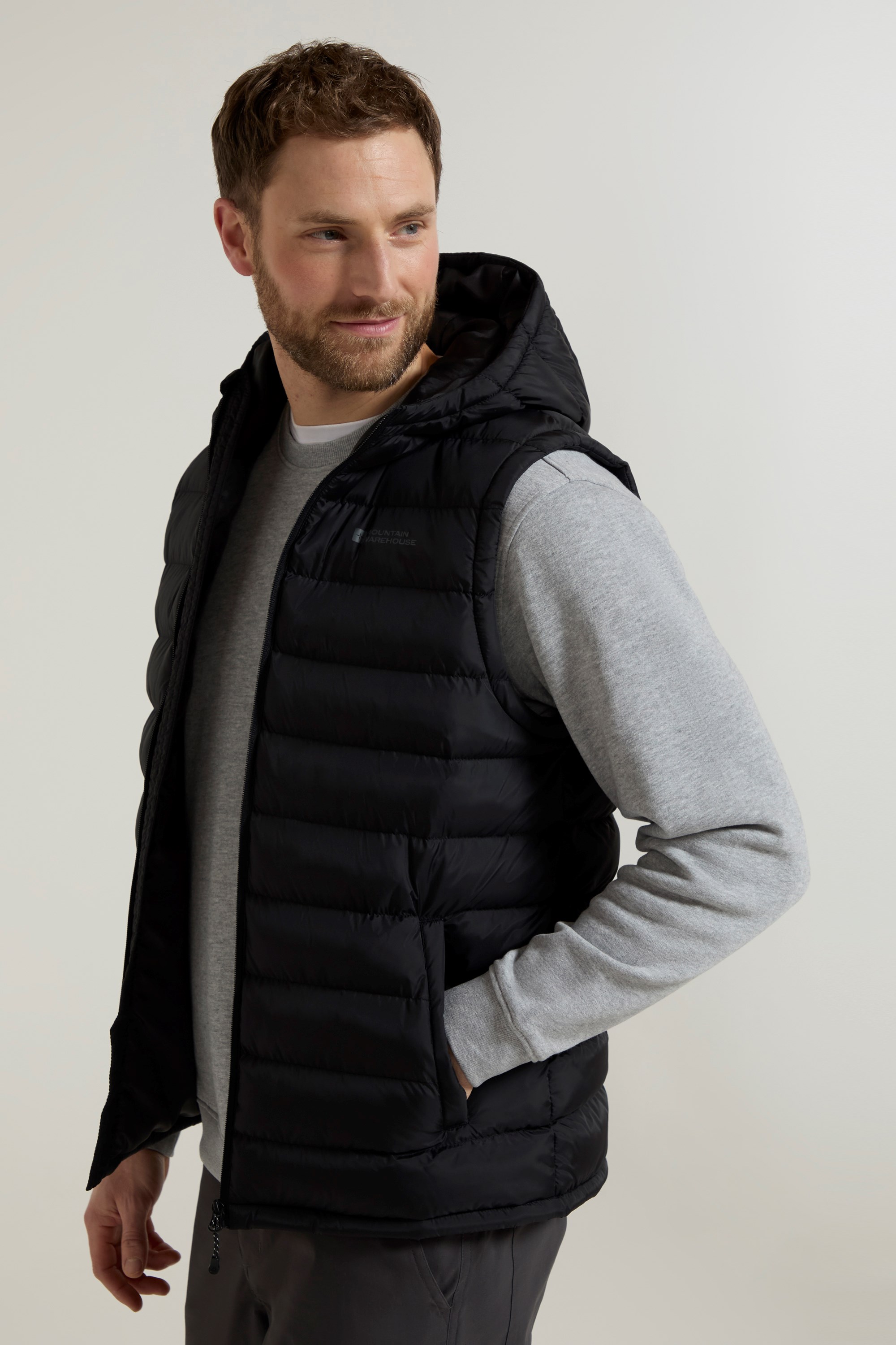 Seasons Mens Hooded Insulated Vest