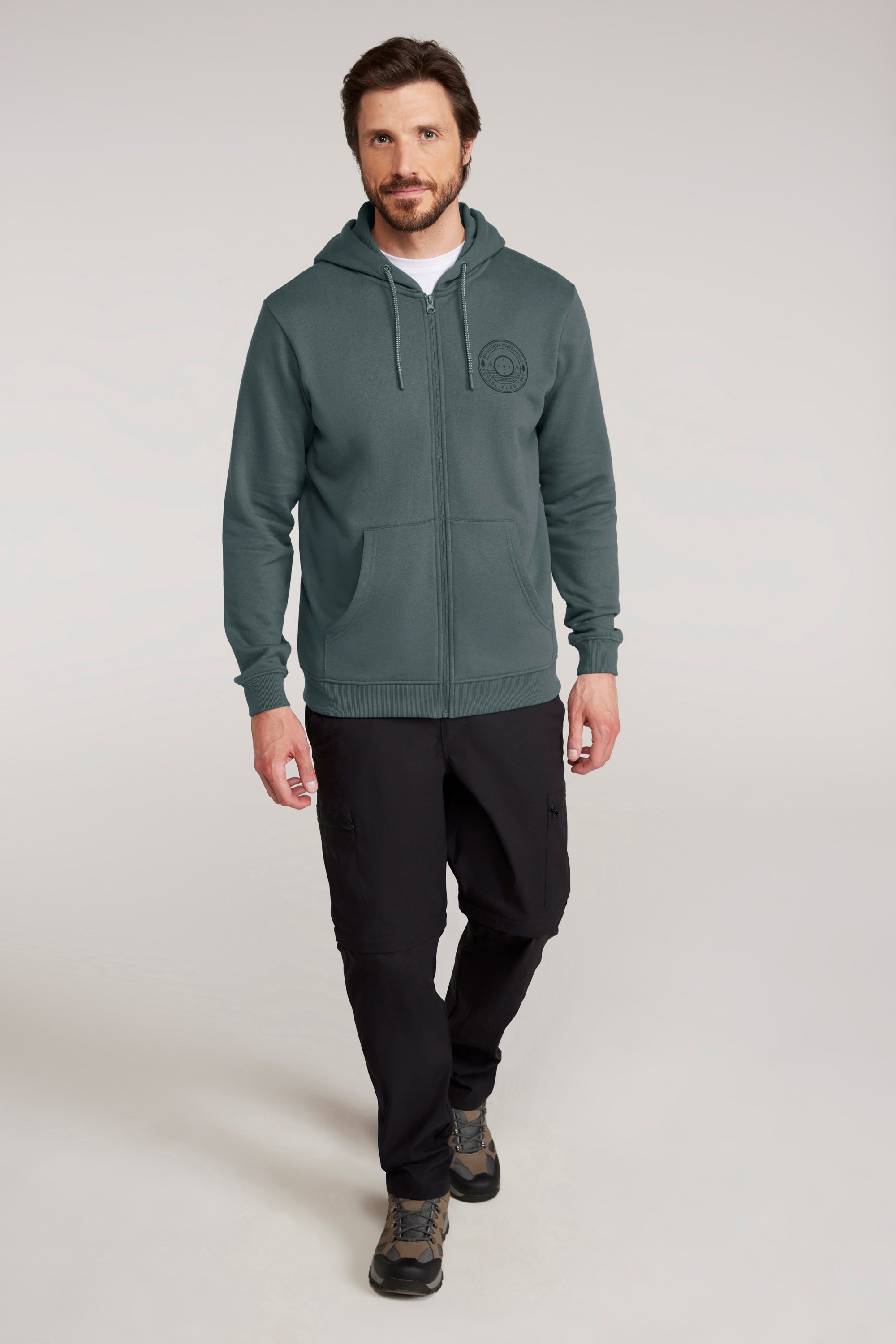 【Paragraph】24FW★ NO.036 CIRCLE MAP ZIP HOODIE Ride in Circles Zip Up | WeRideTwo