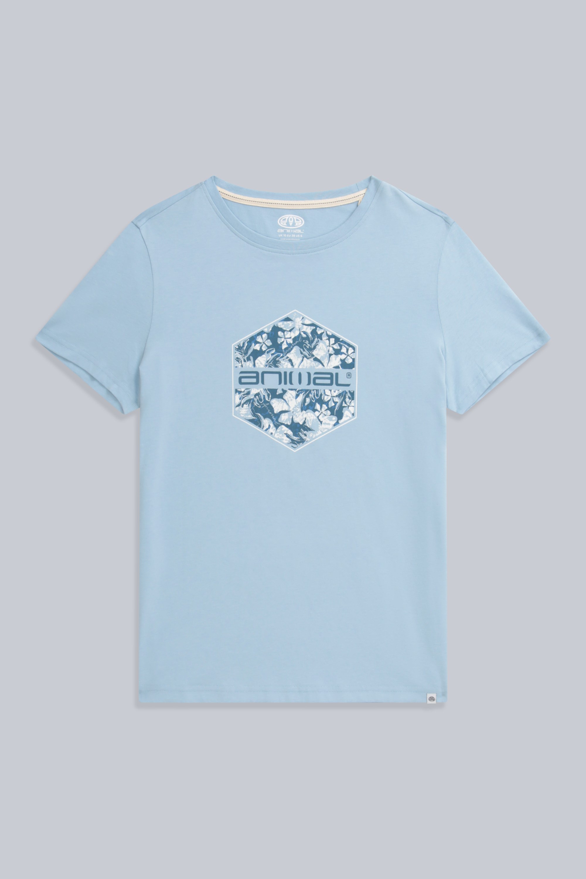 Carina Womens Organic T-Shirt - Blue