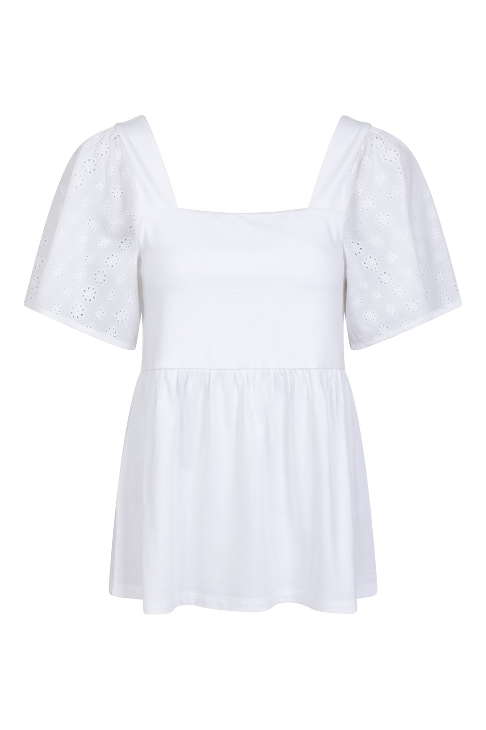 Mountain Warehouse Verona Womens Broderie Sleeve Top Summer Shirt Ladies Blouse - Picture 23 of 28