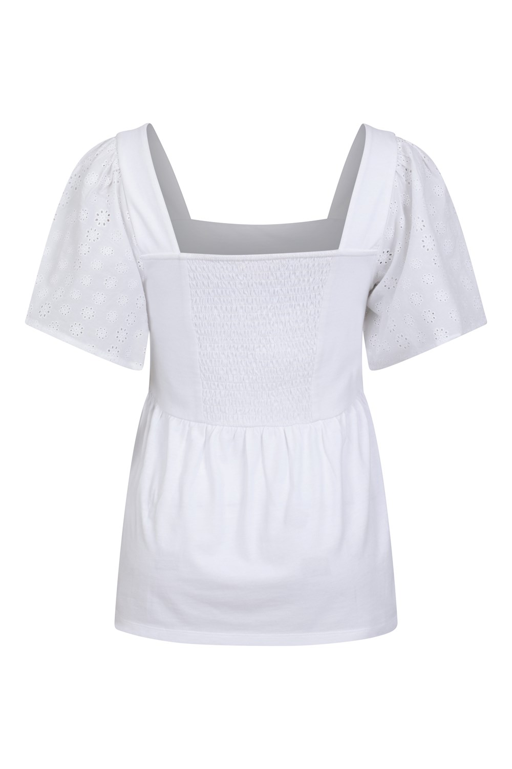 Mountain Warehouse Verona Womens Broderie Sleeve Top Summer Shirt Ladies Blouse - Picture 25 of 28
