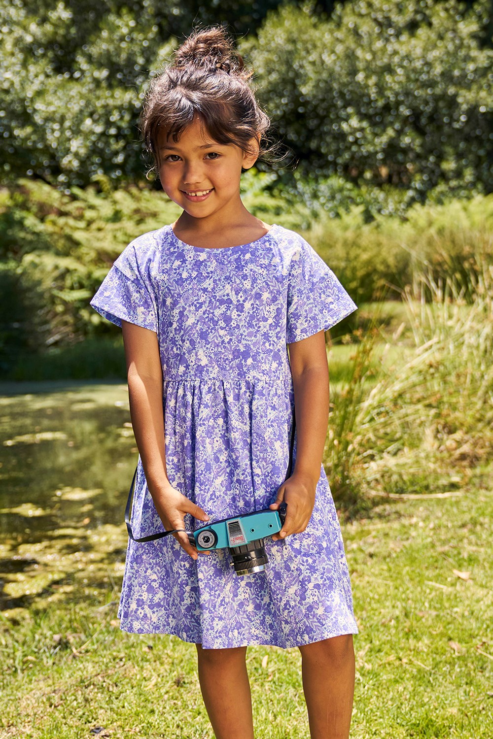 Mountain Warehouse Kid's Essentials Printed Dress Lightweight Holiday Outfit