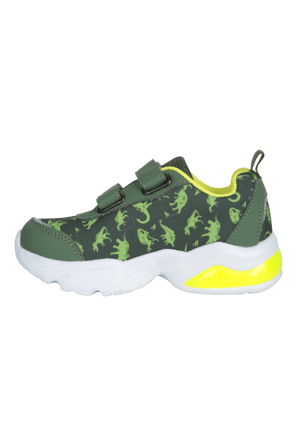 Mountain Warehouse Zap Adaptive Light Up Junior Shoes Mesh Lined Kids Footwear - Picture 5 of 46