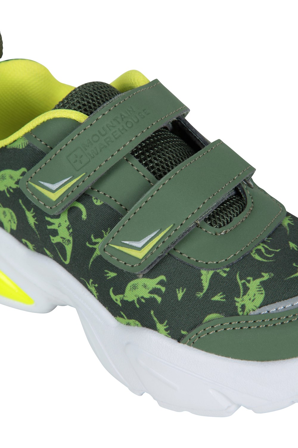 Mountain Warehouse Zap Adaptive Light Up Junior Shoes Mesh Lined Kids Footwear - Picture 10 of 46