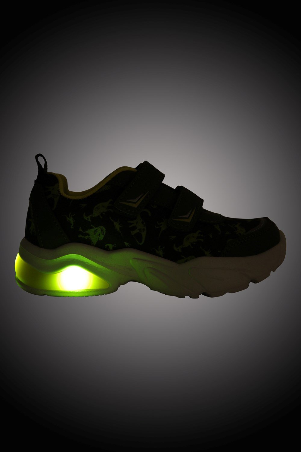 Mountain Warehouse Zap Adaptive Light Up Junior Shoes Mesh Lined Kids Footwear - Picture 11 of 46