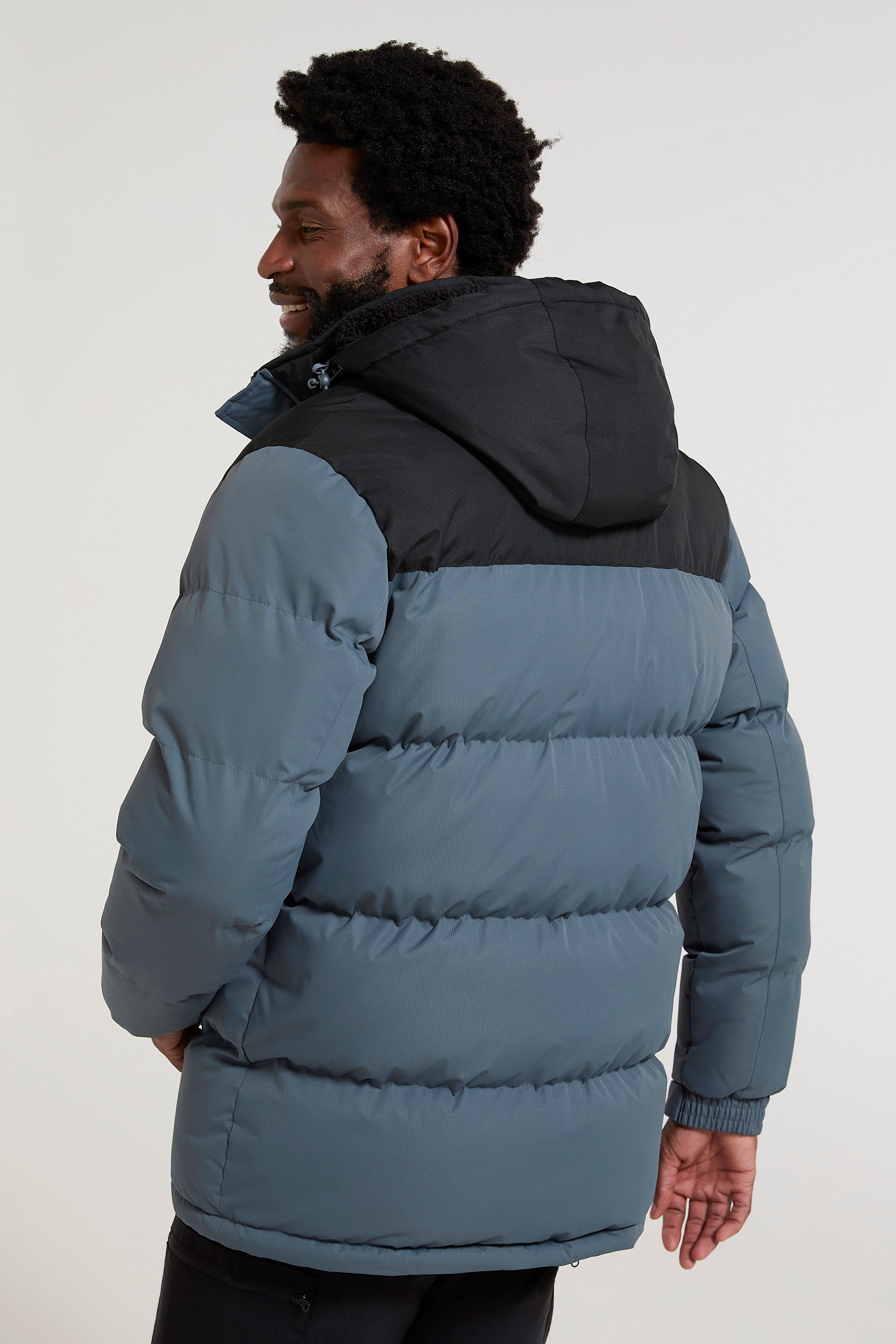 Snow Sherpa Lined Mens Padded Jacket Mountain Warehouse CA
