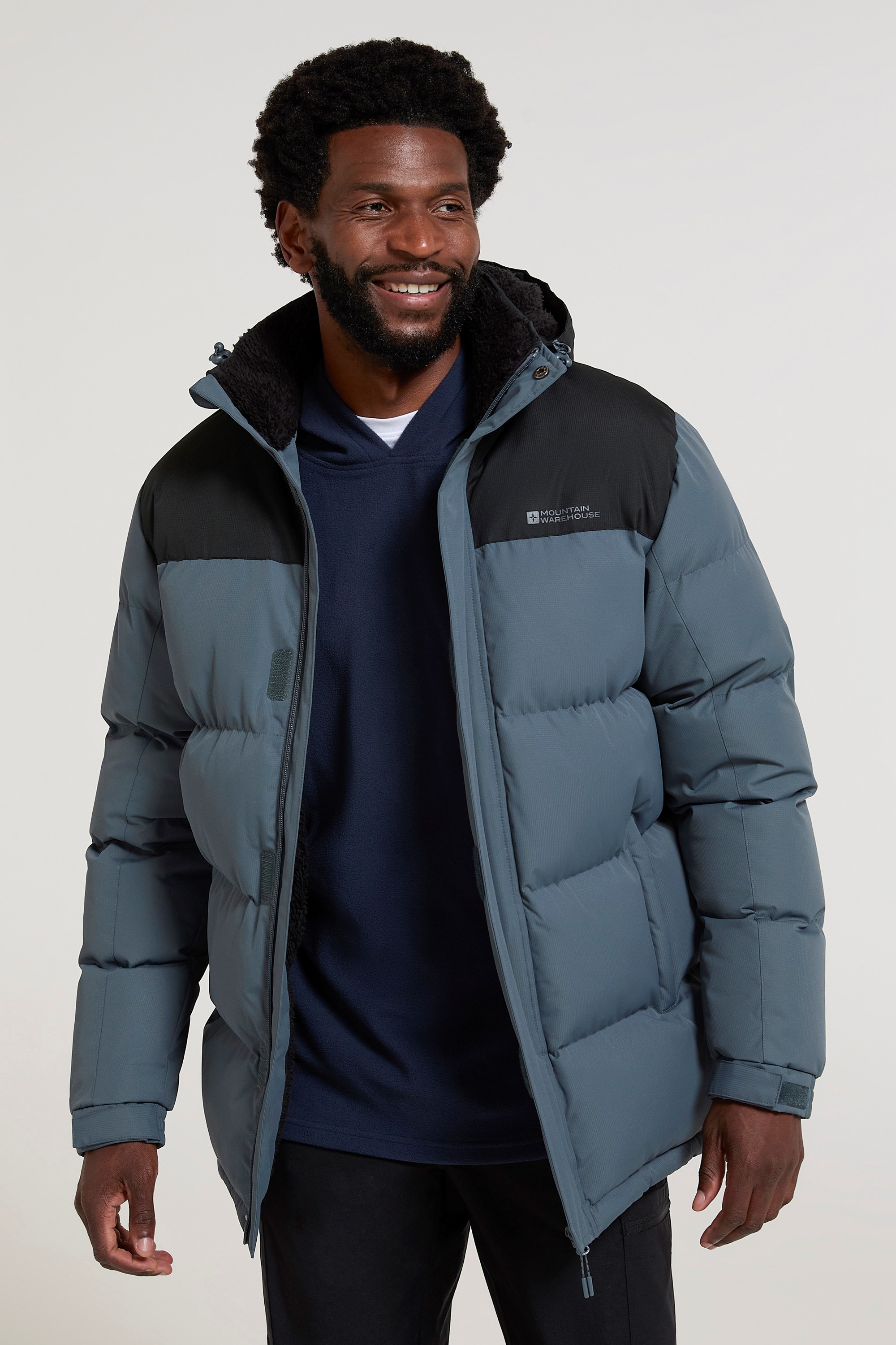 Snow Borg Lined Mens Padded Jacket Mountain Warehouse EU