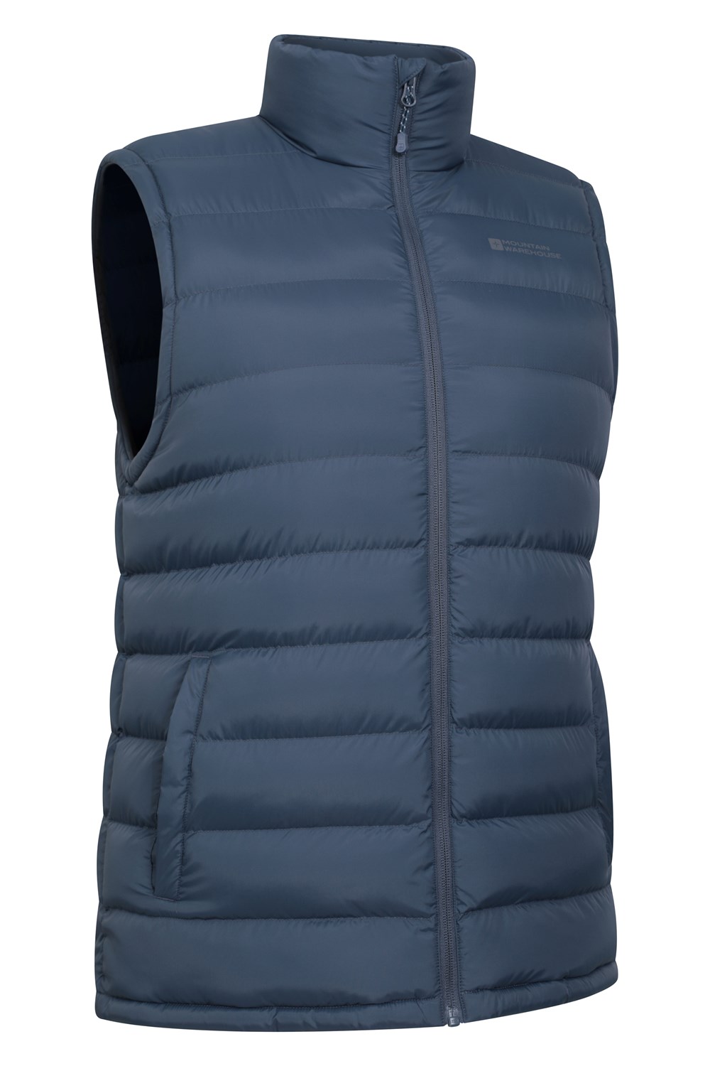 Mountain Warehouse Mens Gilet Water Resistant Fur Lined Padded Outdoor Jacket - Picture 30 of 35