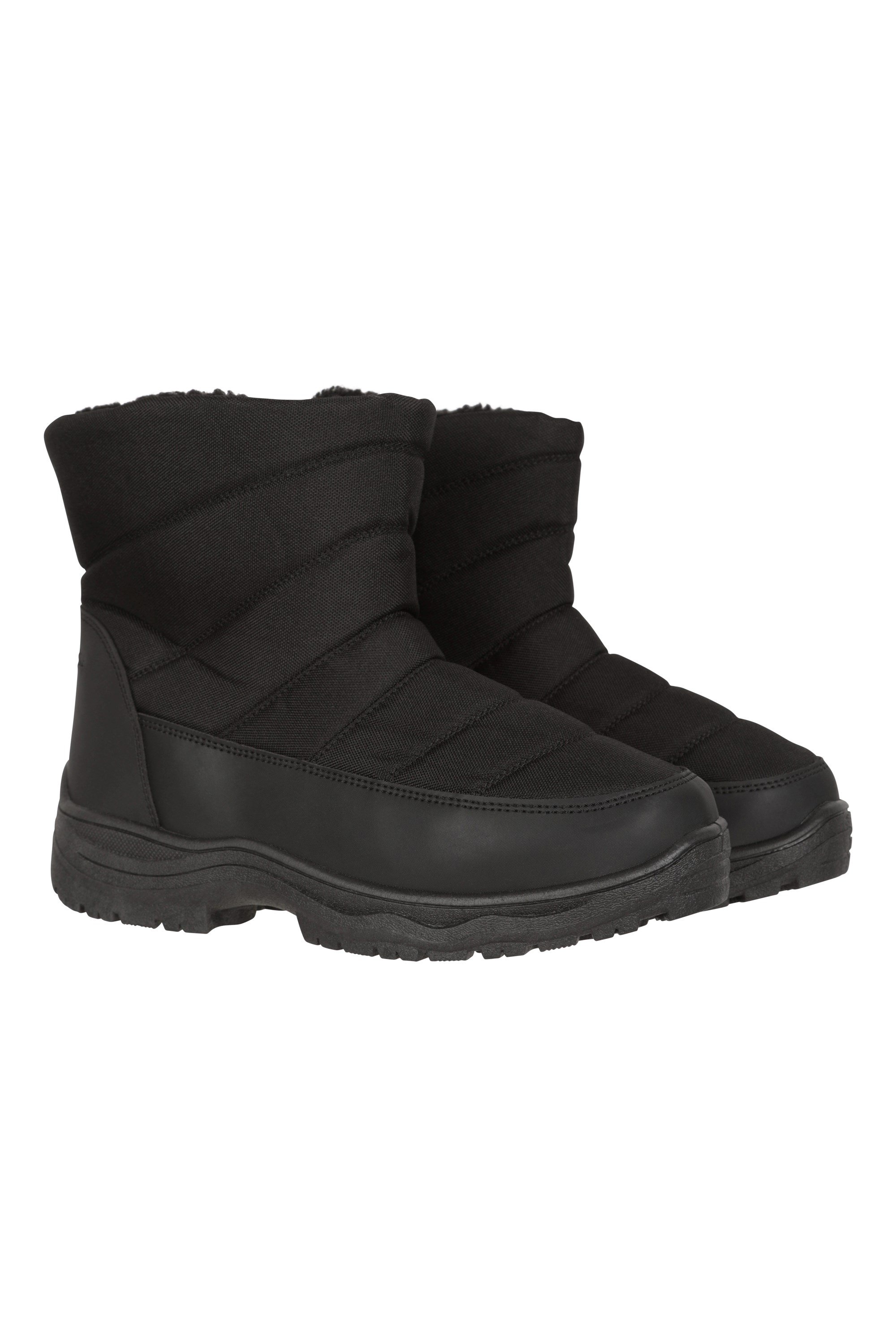 Icey Womens Short Fleece Lined Snow Boots
