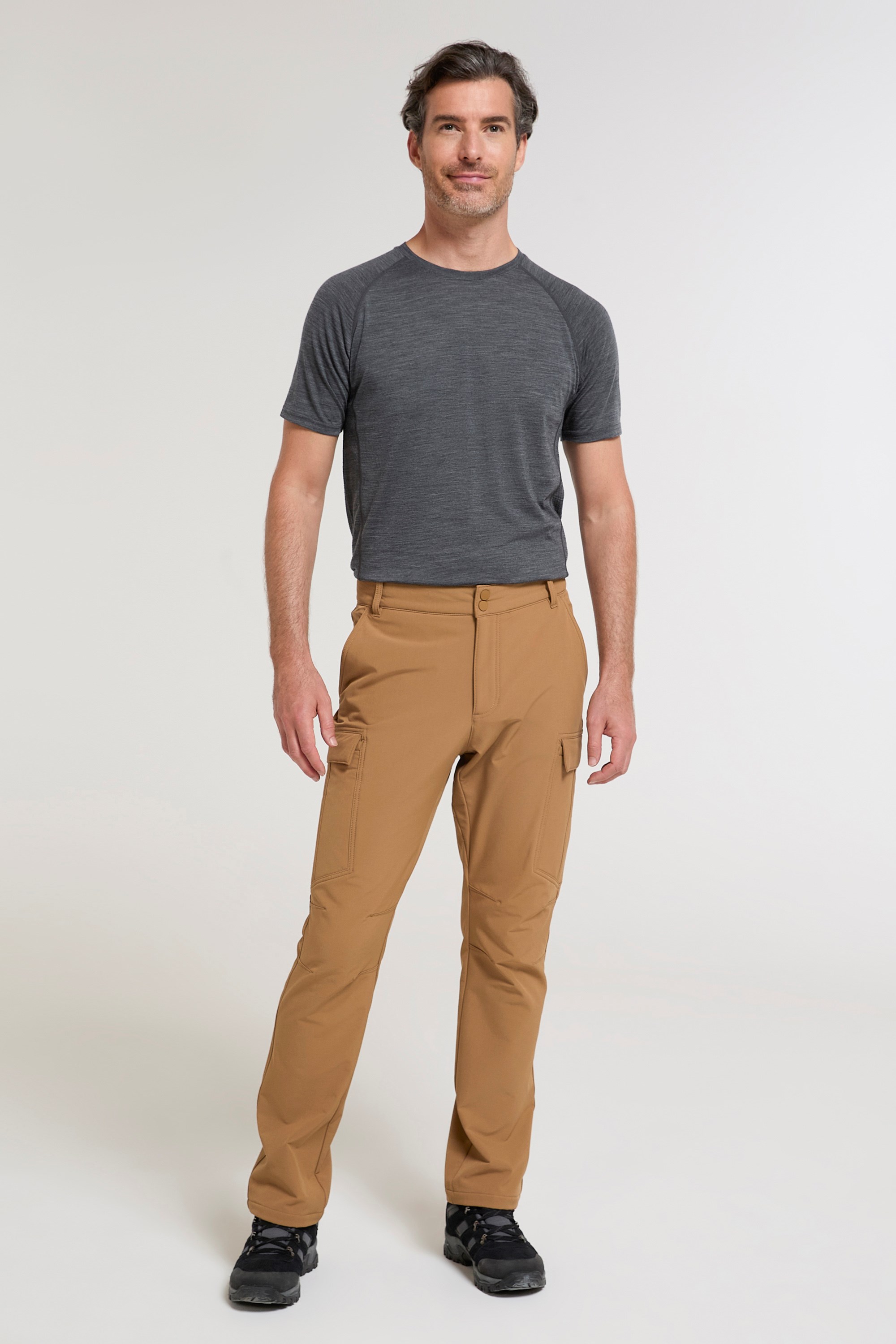 Beacon Men s Fleece Lined Softshell Trousers Mountain Warehouse GB