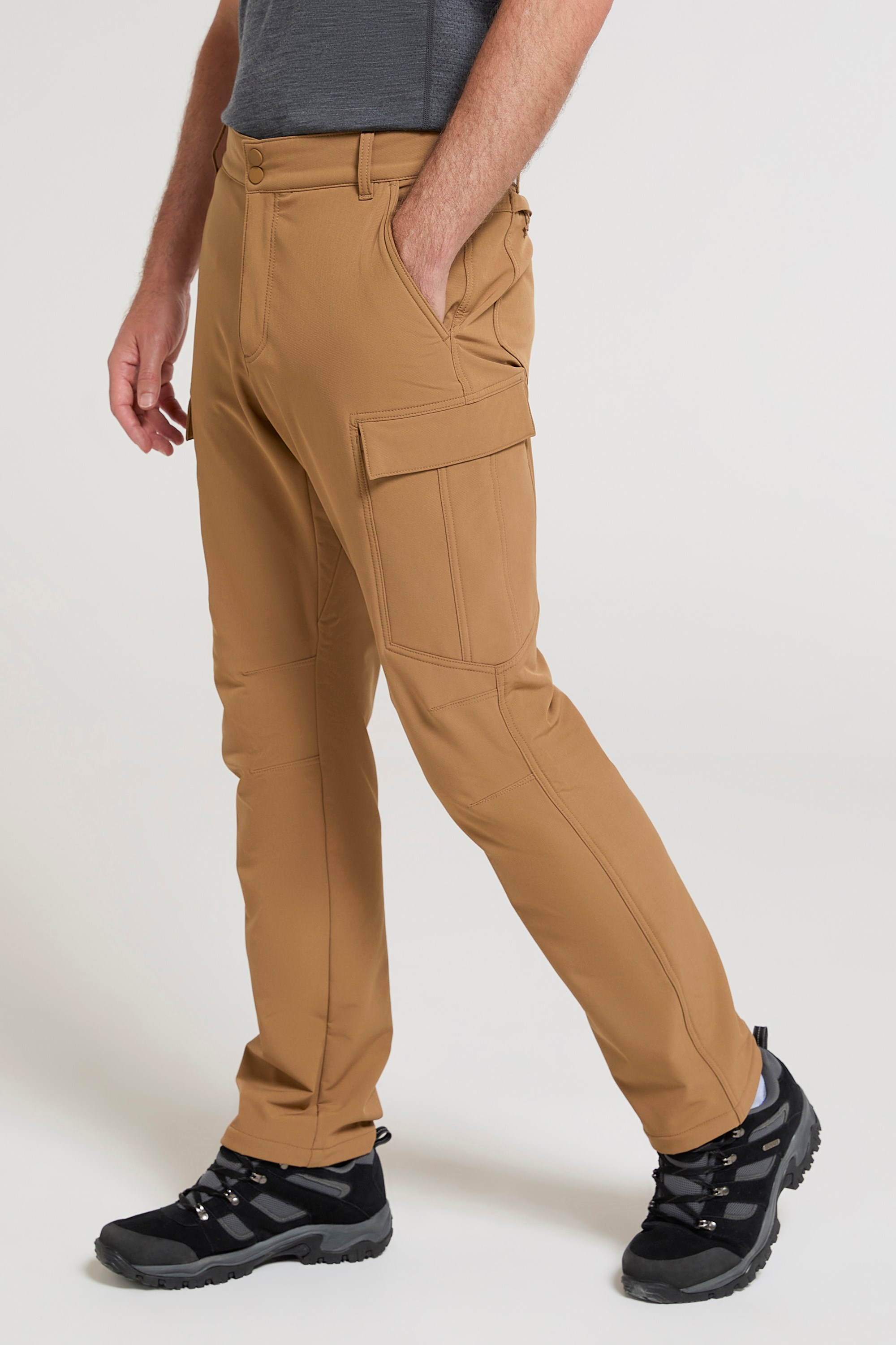Beacon Men s Fleece Lined Softshell Trousers Mountain Warehouse GB