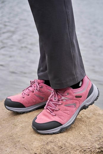 Thunder Womens Waterproof Walking Shoes Pink