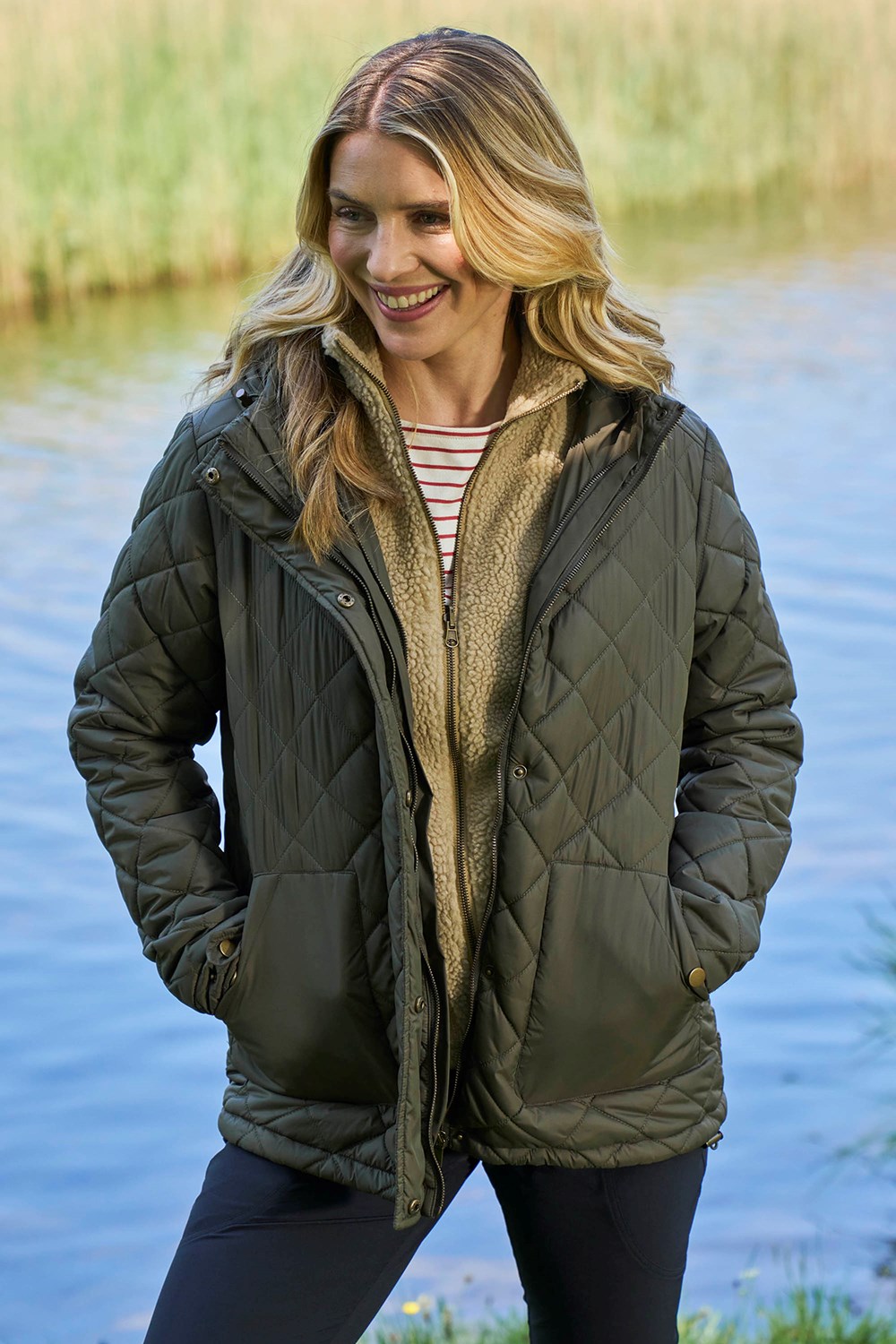Mountain Warehouse Nebraskan Womens Borg Gilet 3 In 1 Jacket