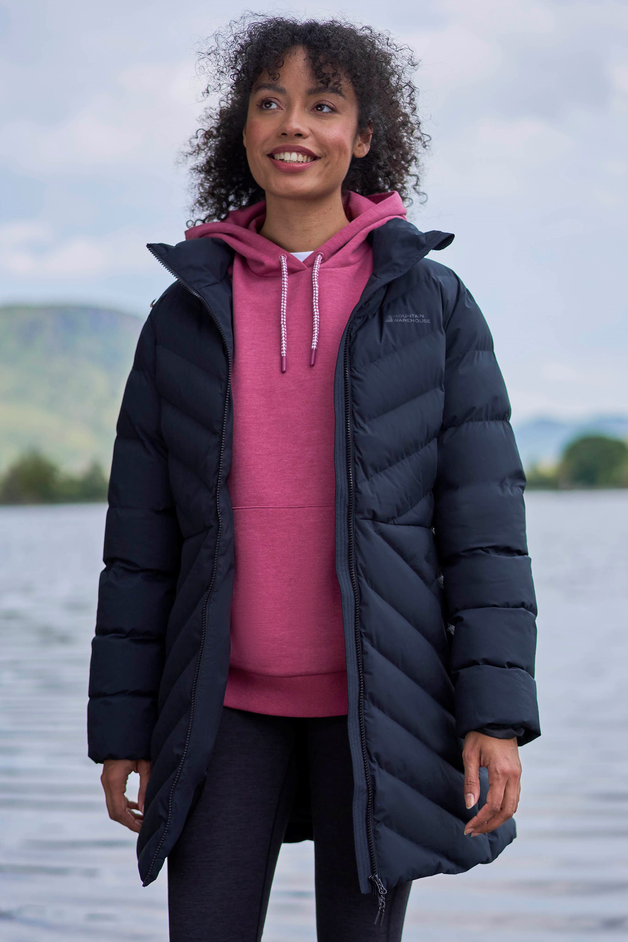 Mountain Warehouse Anmore Womens Insulated Jacket Black Size 14