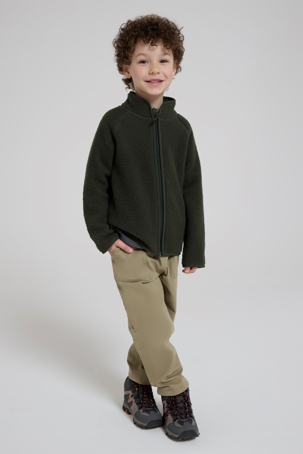 Mountain Warehouse Fern Kids Borg Raglan Fleece - Picture 14 of 33