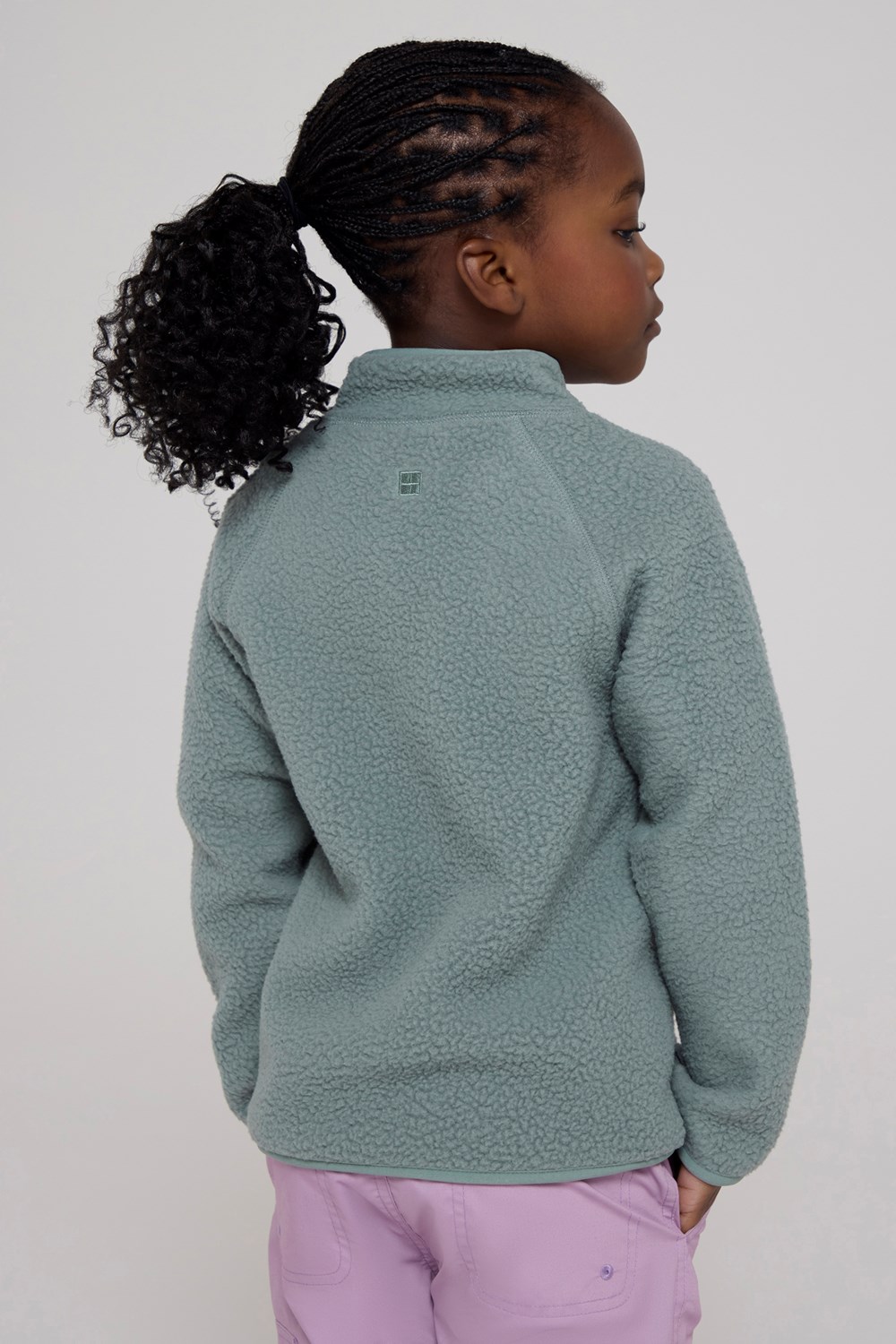 Mountain Warehouse Fern Kids Borg Raglan Fleece - Picture 27 of 33