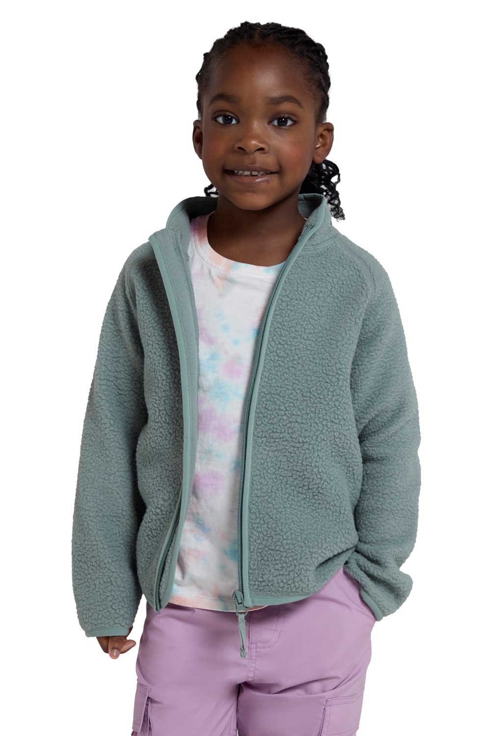 Mountain Warehouse Fern Kids Borg Raglan Fleece - Picture 33 of 33