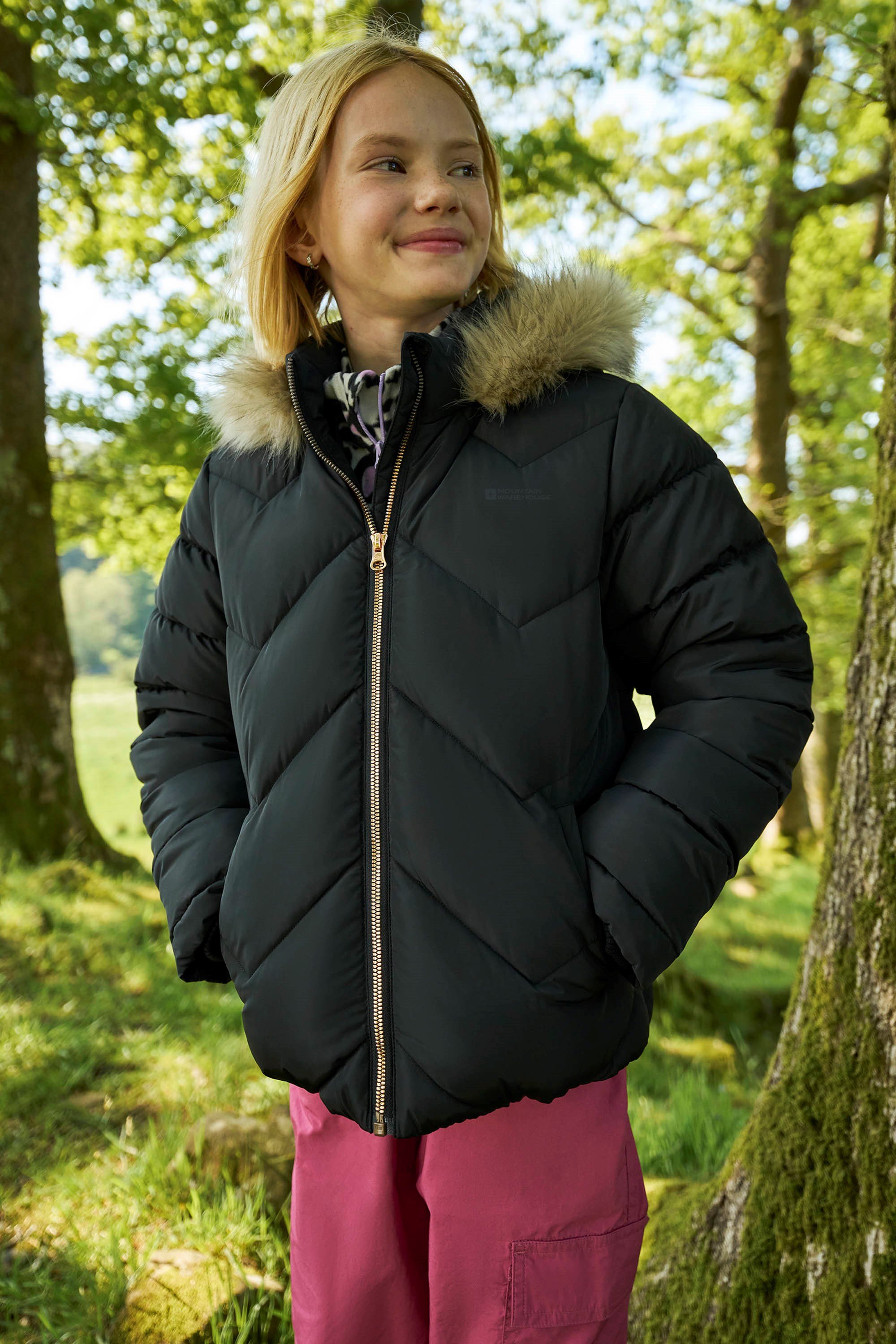 Galaxy Kids Short Padded Jacket